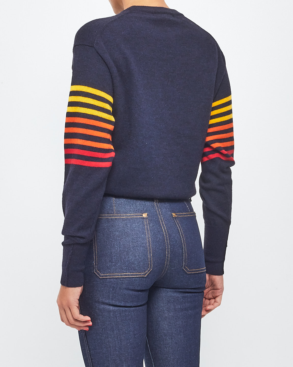 Dior Vintage Navy CD Sports Logo Sweater - M