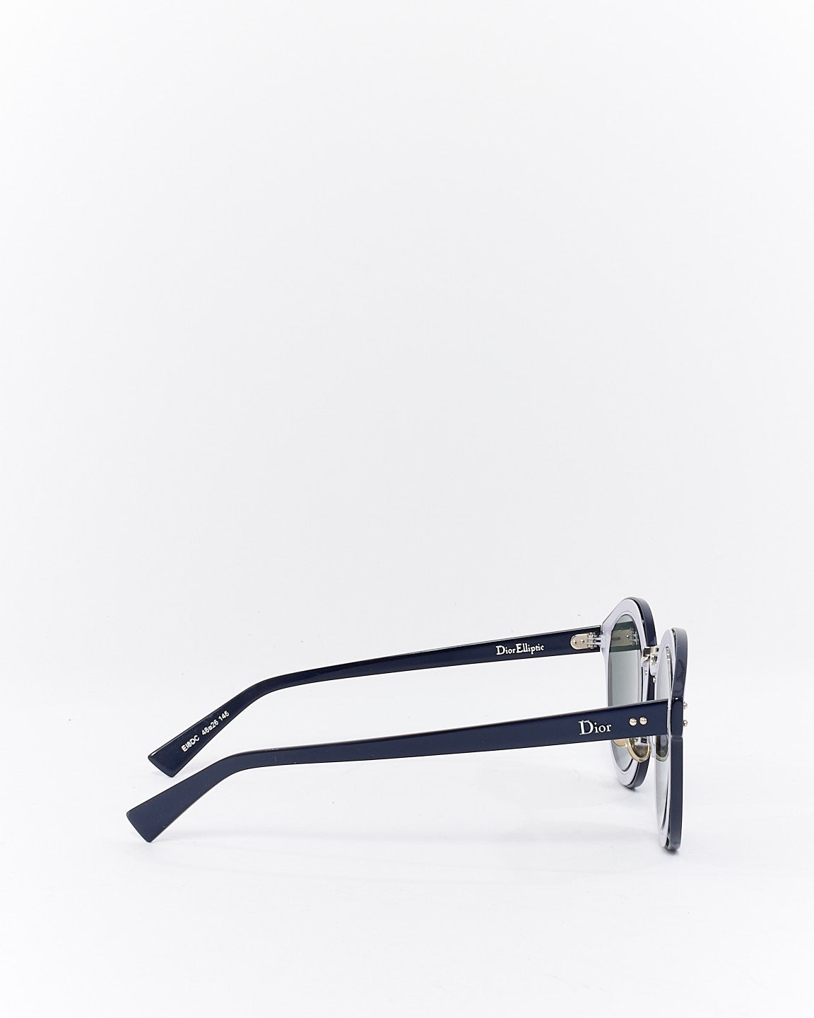 Dior Blue Acetate Dior Elliptic Round Sunglasses