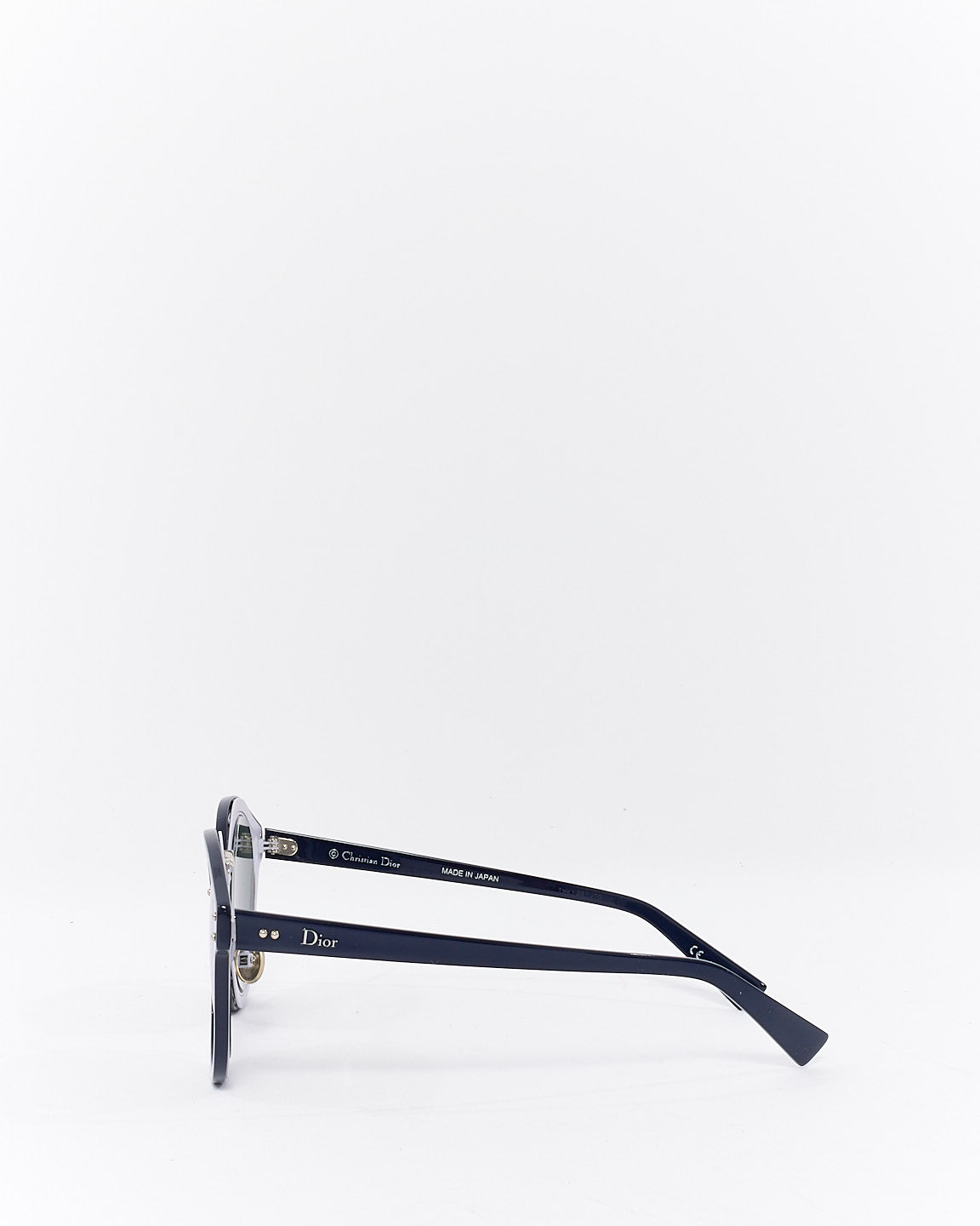 Dior Blue Acetate Dior Elliptic Round Sunglasses