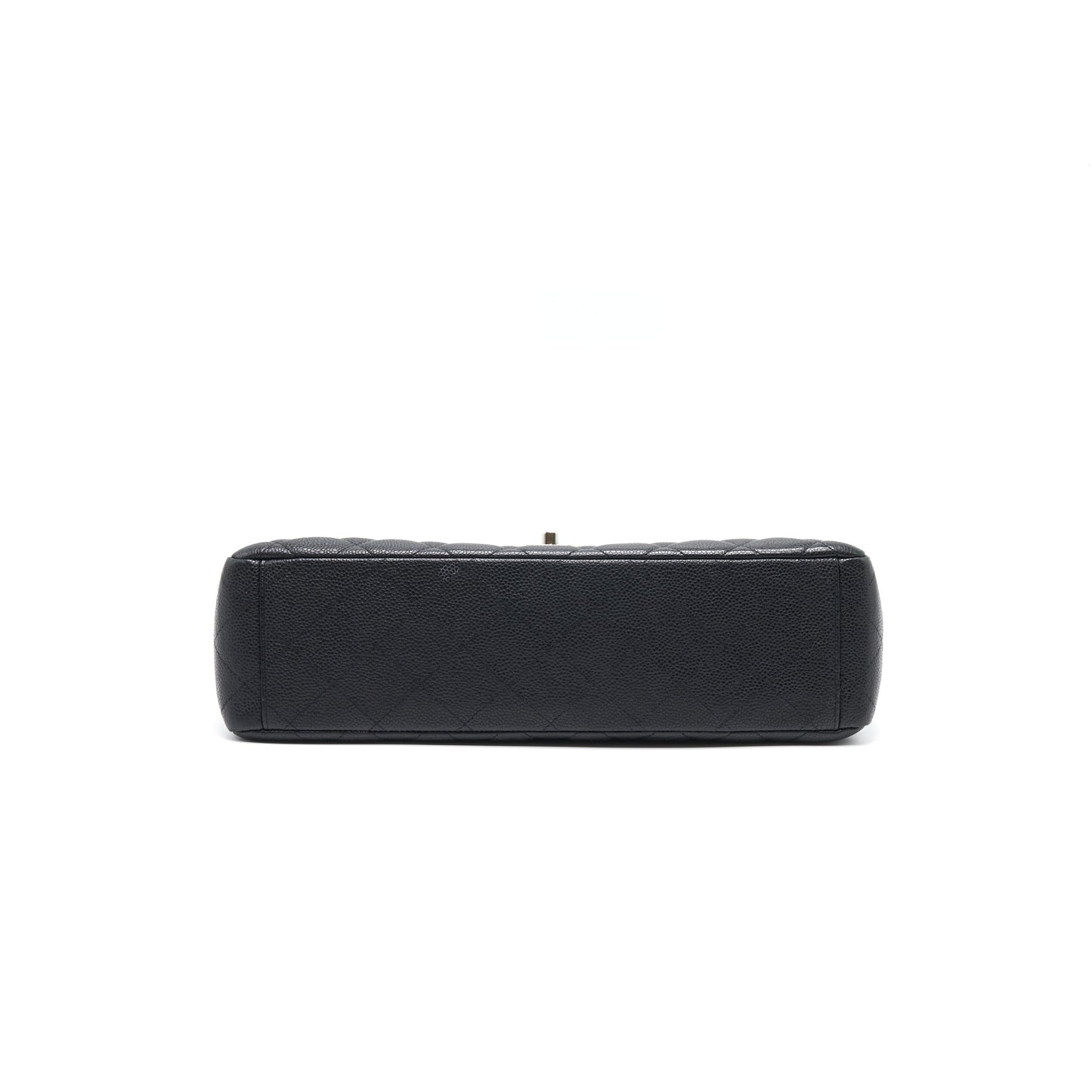Chanel Cavier Classic Maxi Single Flap bag Black SHW
