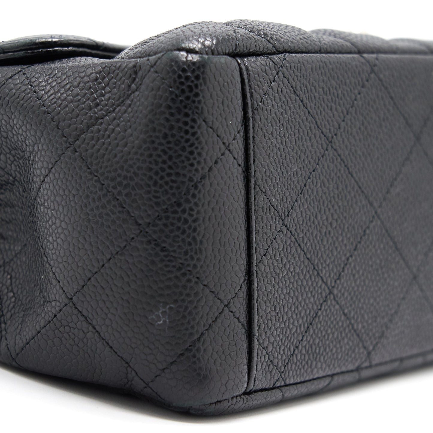 Chanel Cavier Classic Maxi Single Flap bag Black SHW