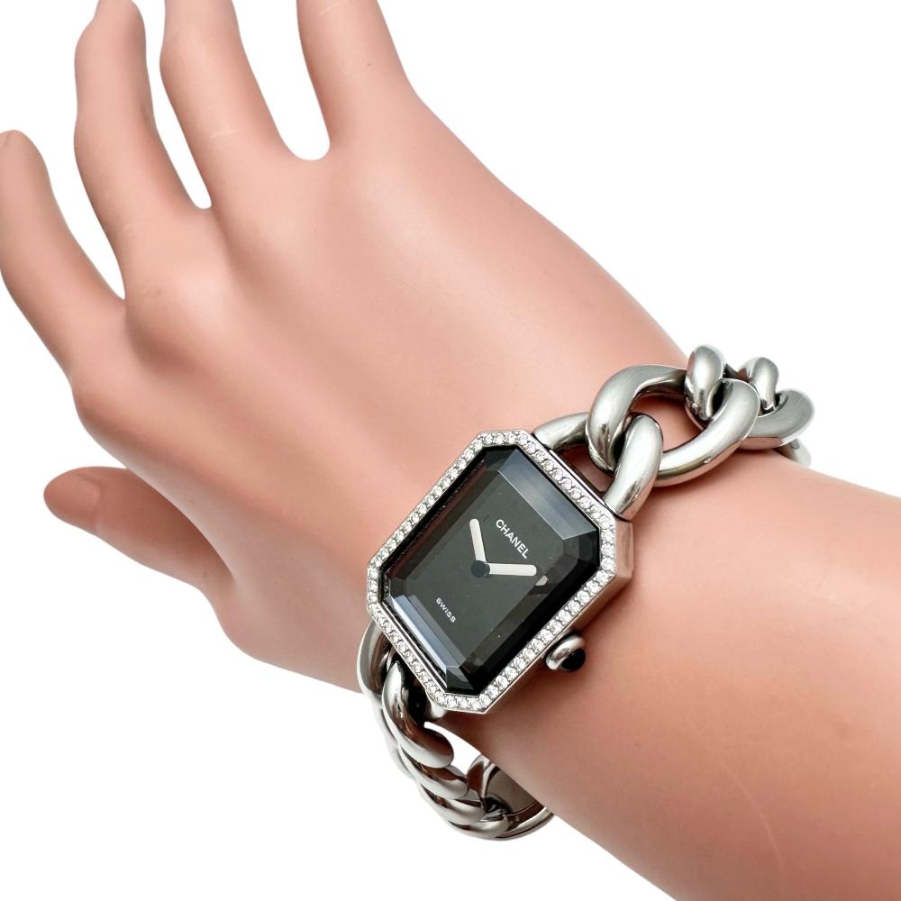 Chanel Premiere XL Diamond Bezel Quartz Watch