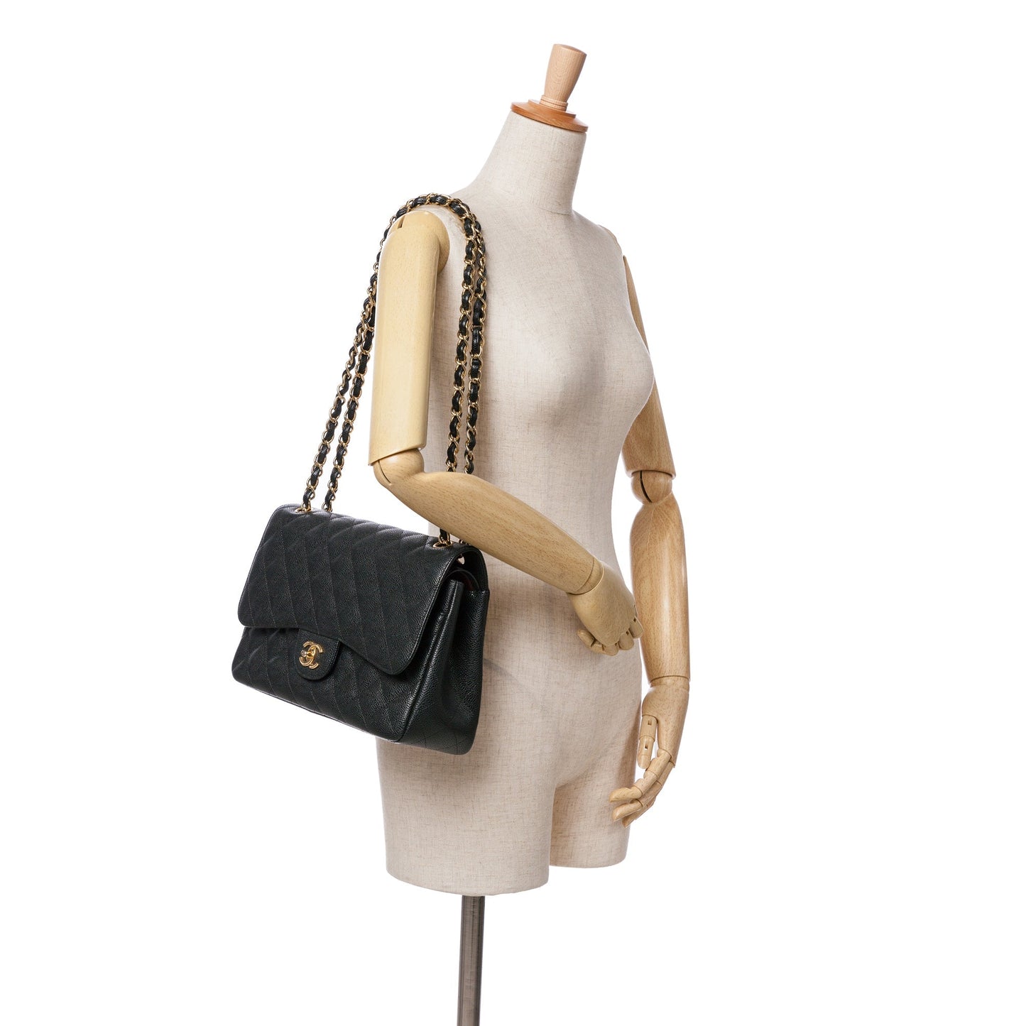 Chanel Sac Jumbo Classic Caviar Double Flap