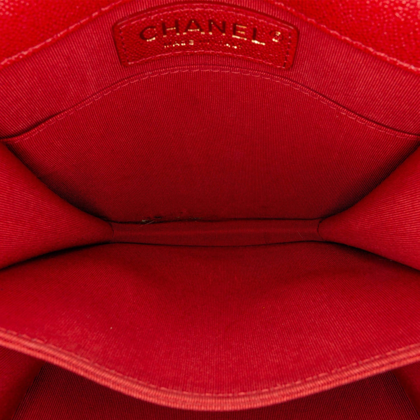Chanel Sac Quilted Caviar North South Boy Flap