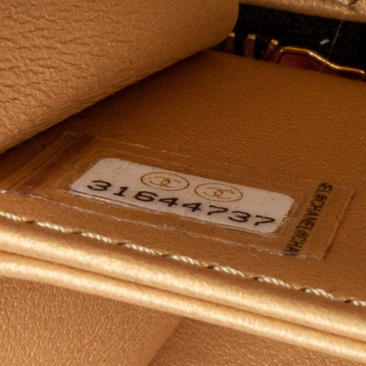 Chanel Sac CC Quilted Golden Plate Vanity Crossbody