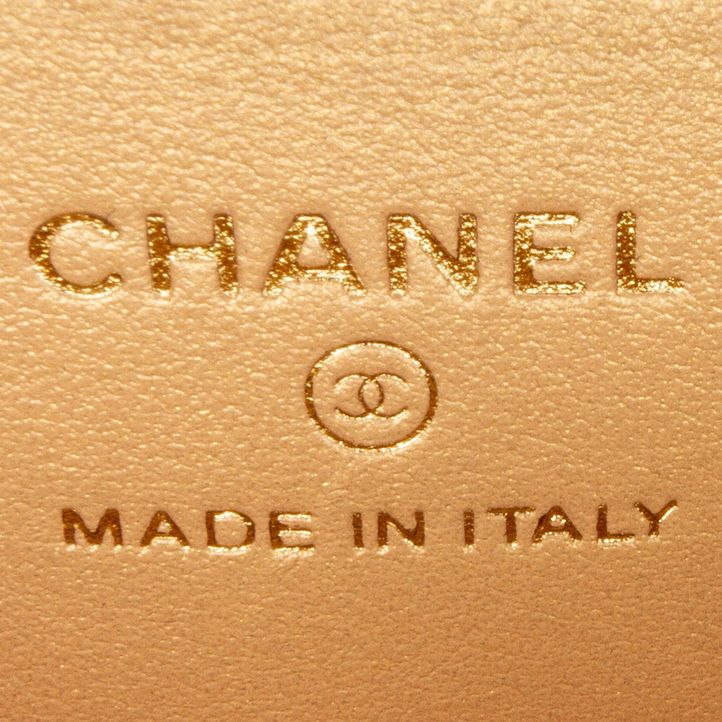 Chanel Sac CC Quilted Golden Plate Vanity Crossbody