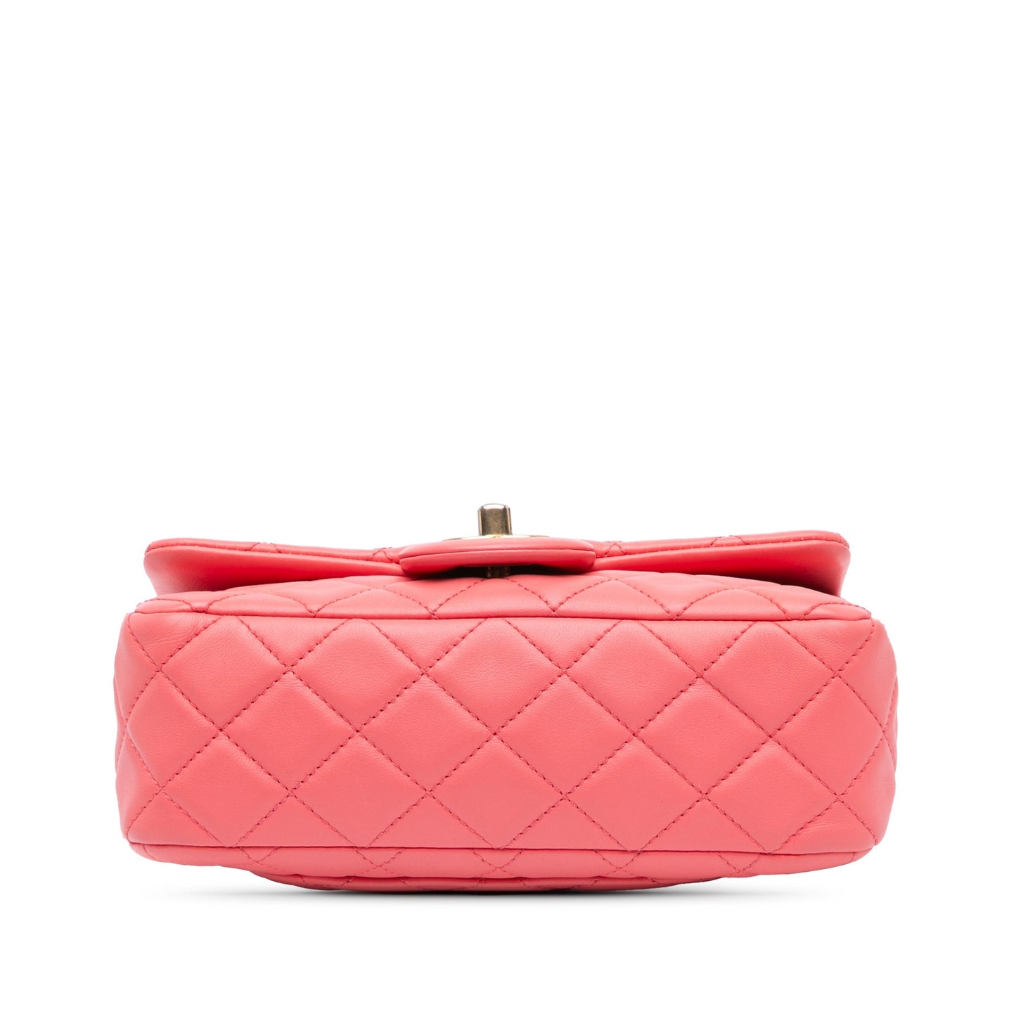 Chanel Sac Mini Rectangular Lambskin Pearl Crush Flap