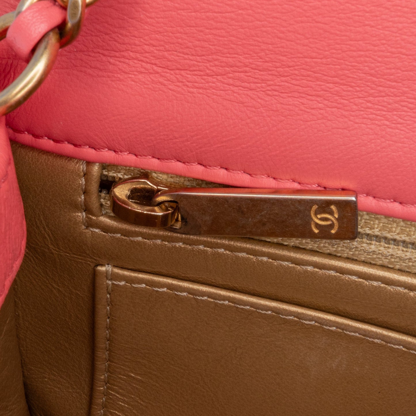 Chanel Sac Mini Rectangular Lambskin Pearl Crush Flap