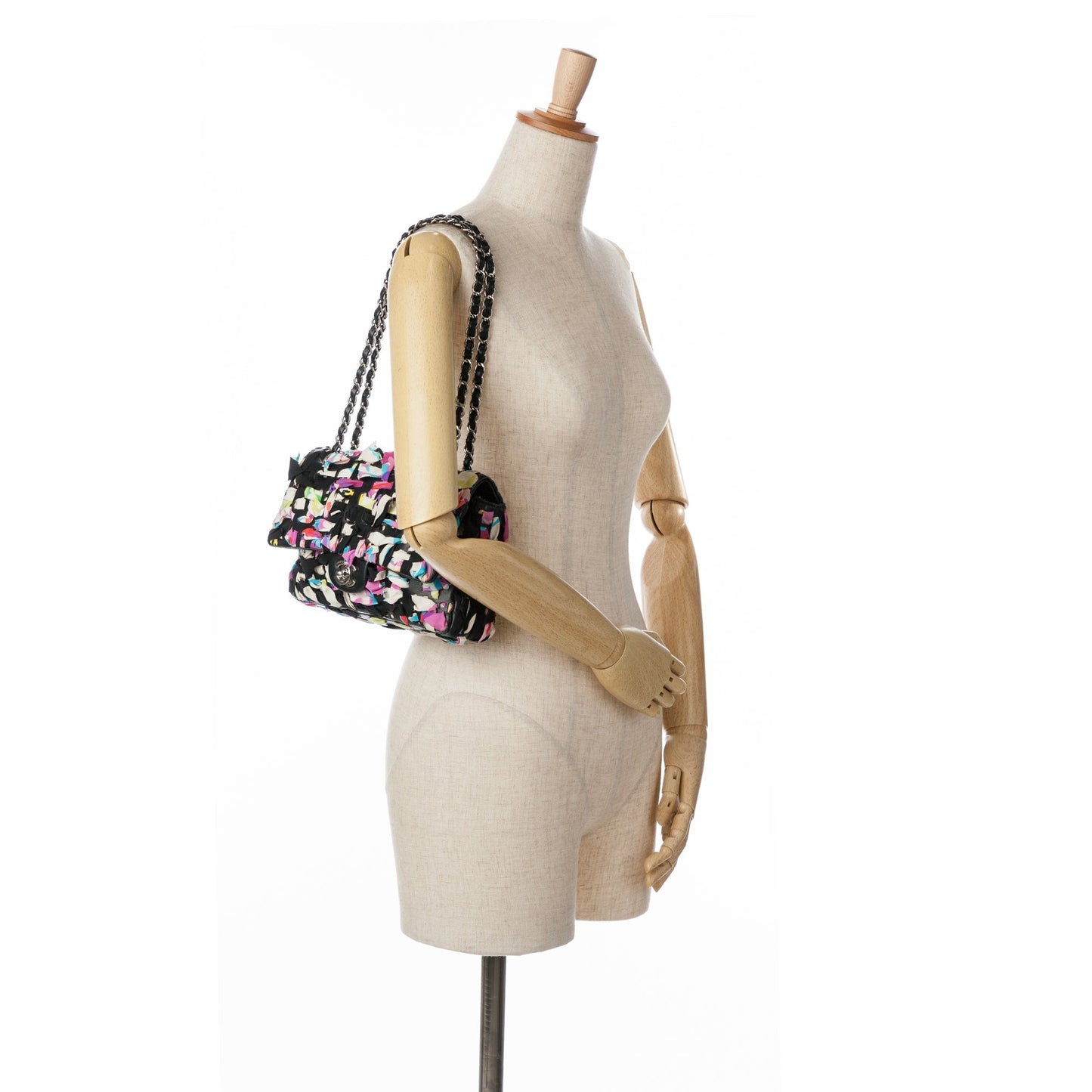 Chanel Sac Medium Classic Lambskin and Silk Ribbon Single Flap
