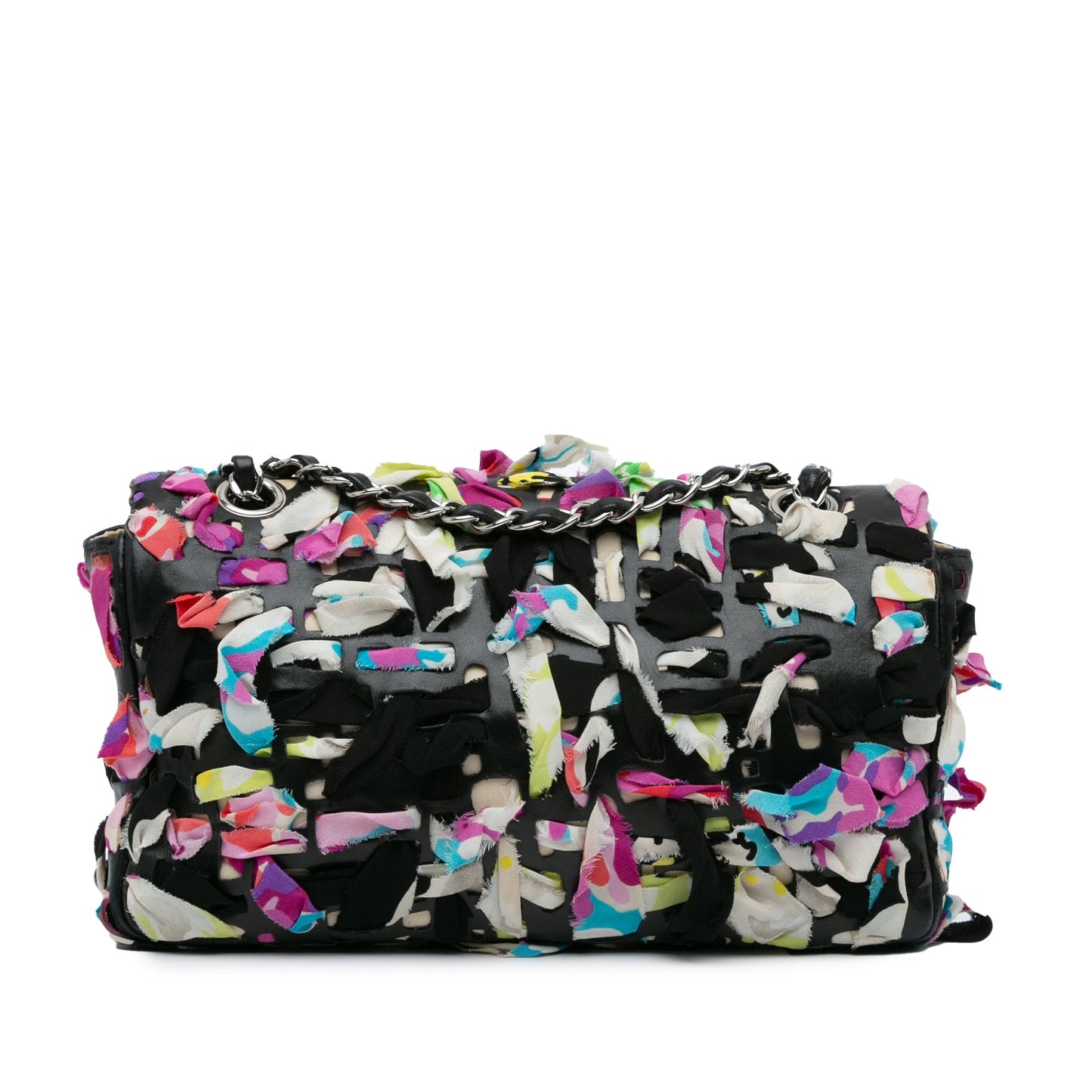 Chanel Sac Medium Classic Lambskin and Silk Ribbon Single Flap