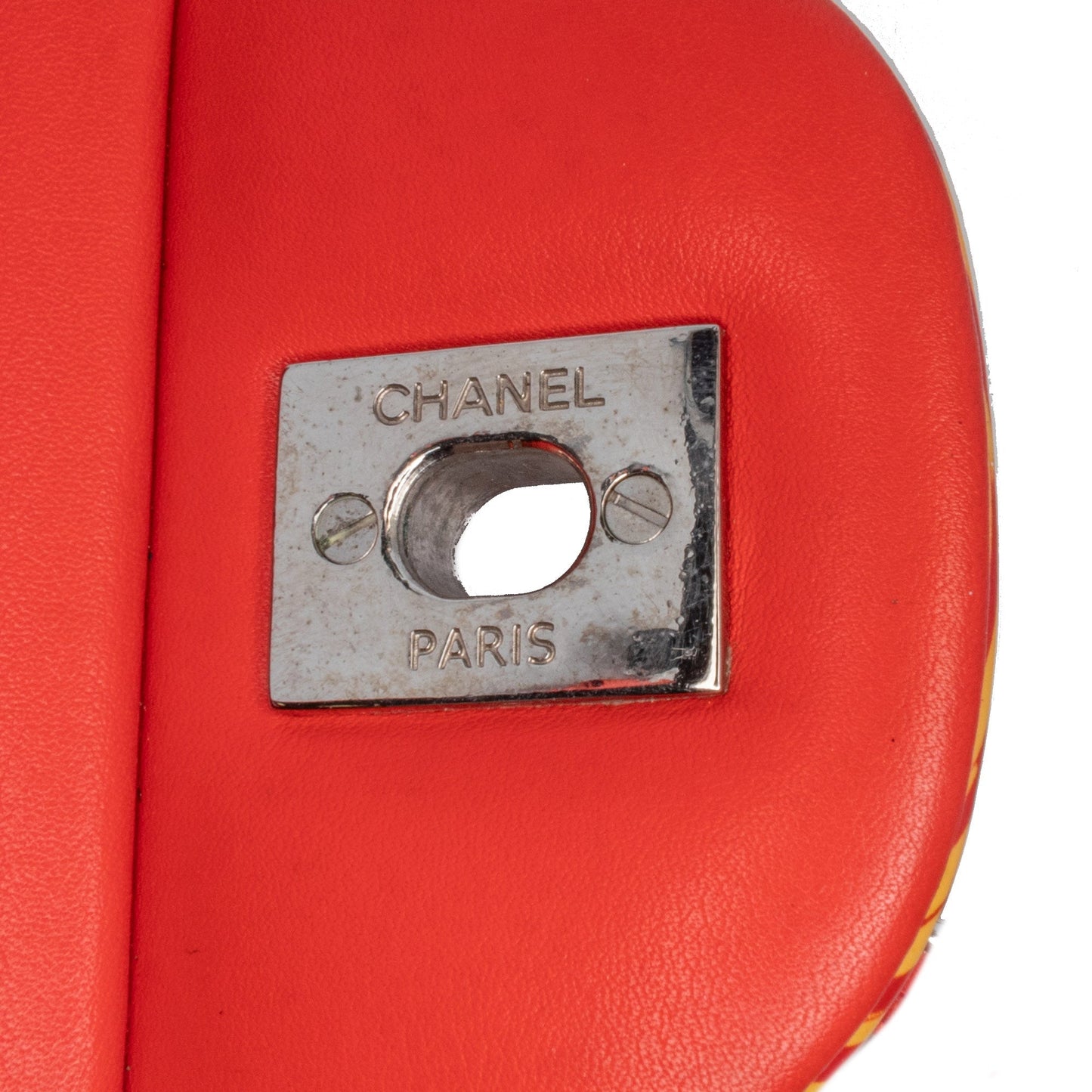 Chanel Sac Jumbo Classic Patent Stiped Double Flap