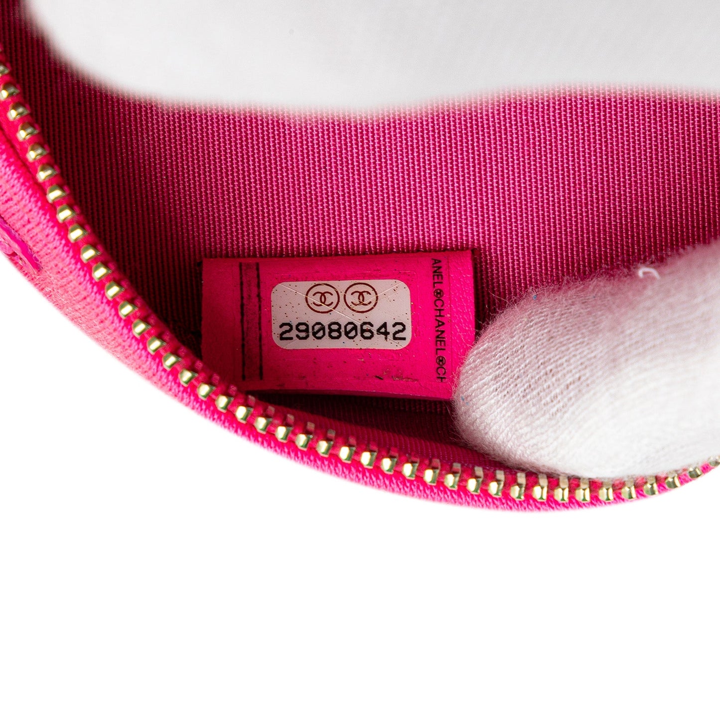 Chanel Sac Jersey 19 Round Clutch on Chain
