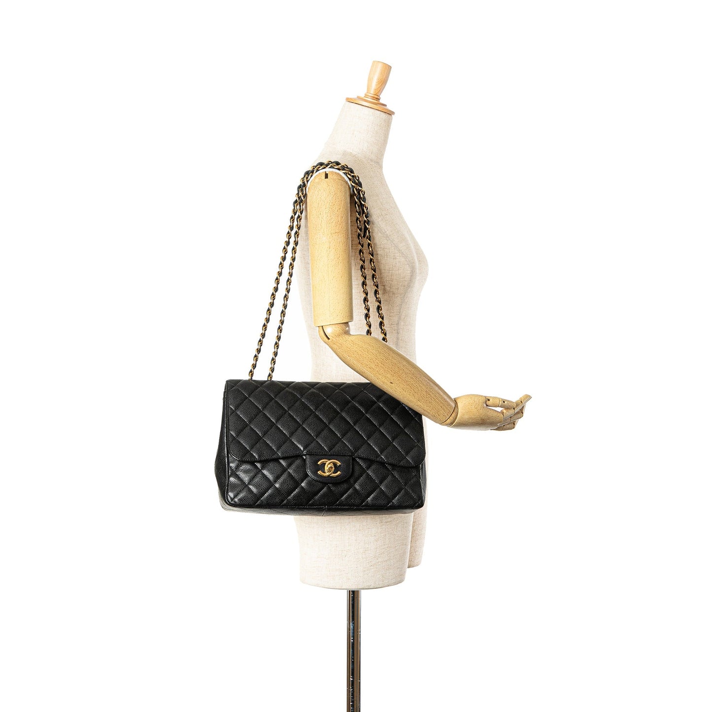 Chanel Sac Jumbo Classic Caviar Single Flap