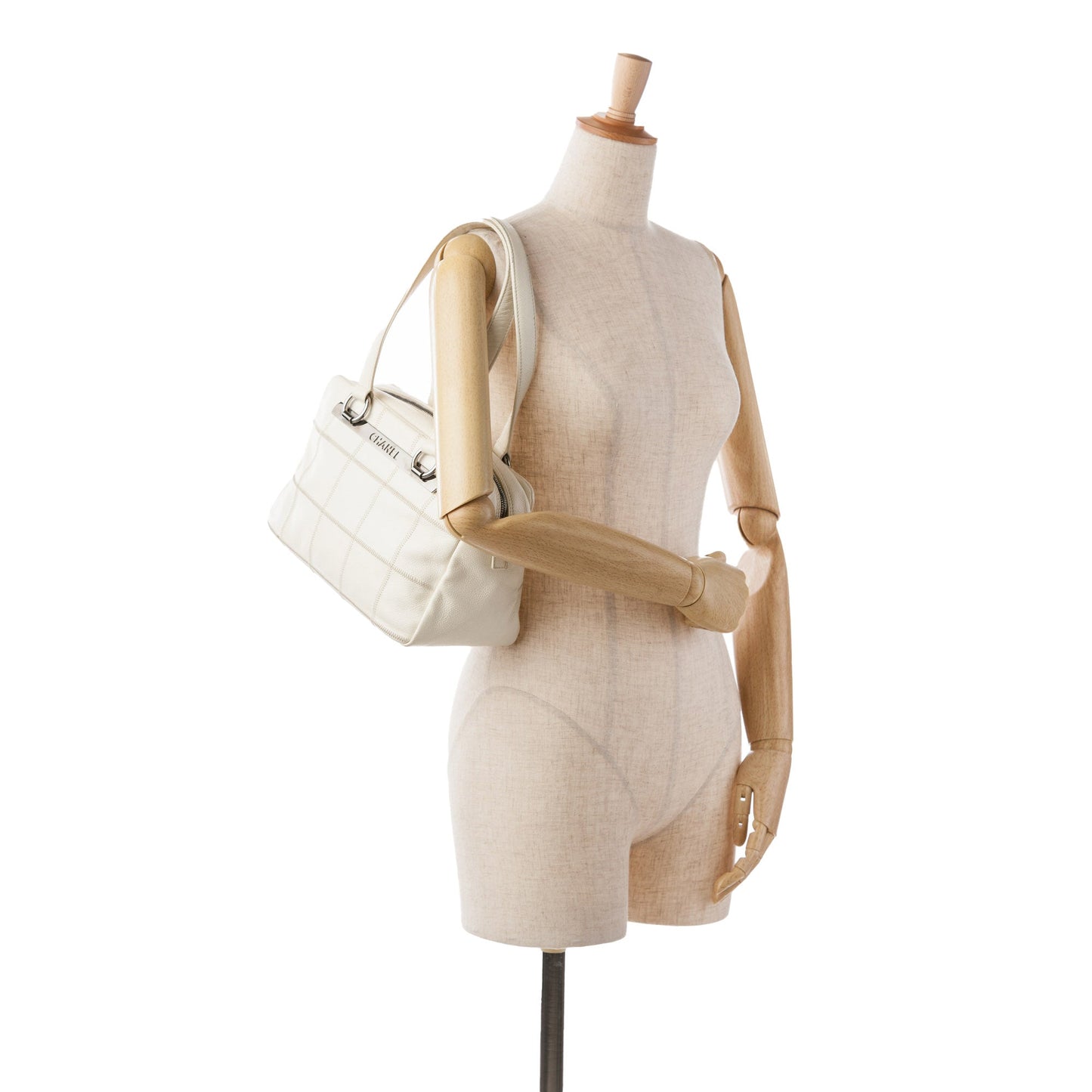 Chanel Sac Square Stitch LAX Bowler Bag