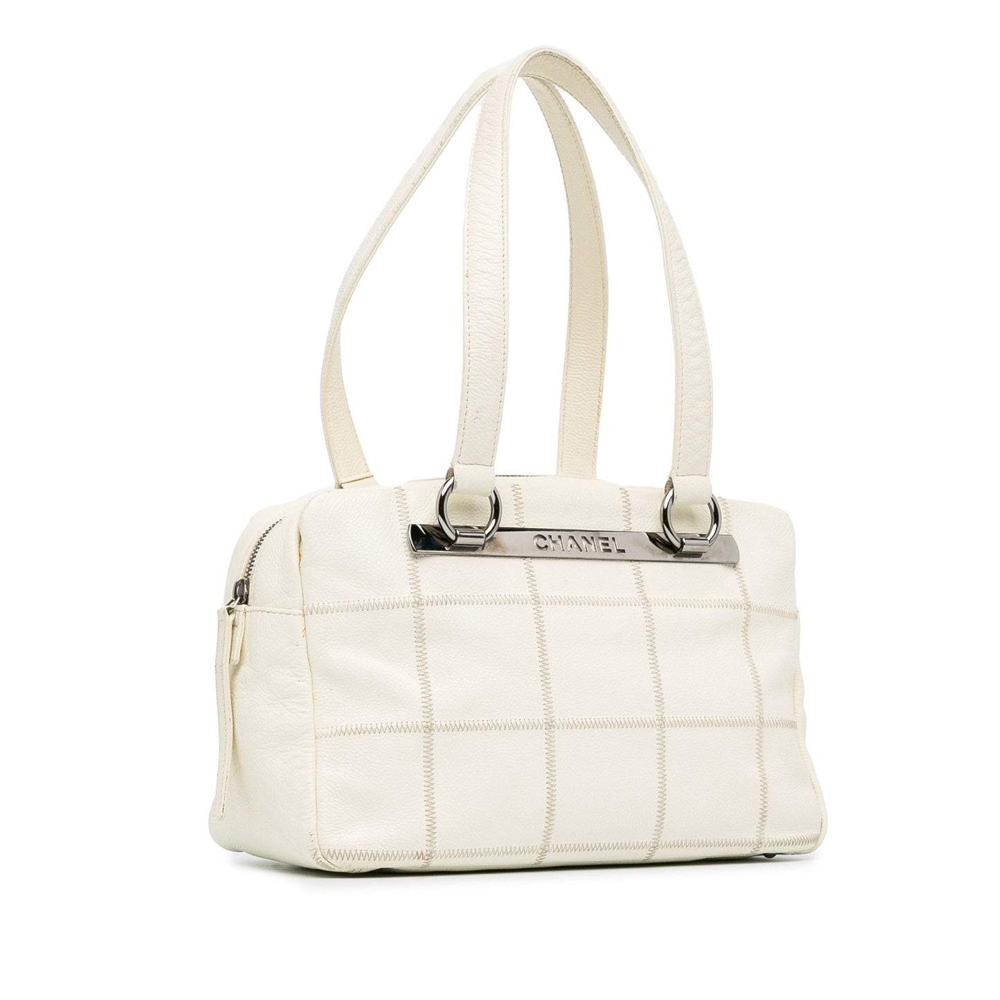 Chanel Sac Square Stitch LAX Bowler Bag