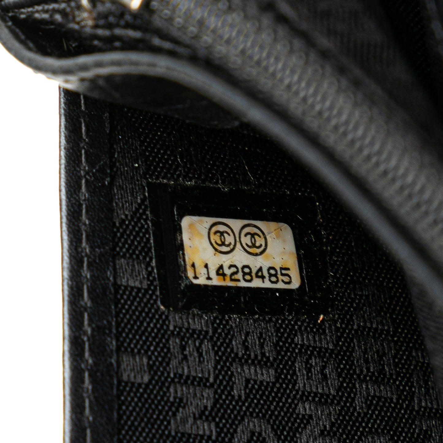 Black Chanel Quilted Aged Calfskin Cambon Ligne Bifold Wallet