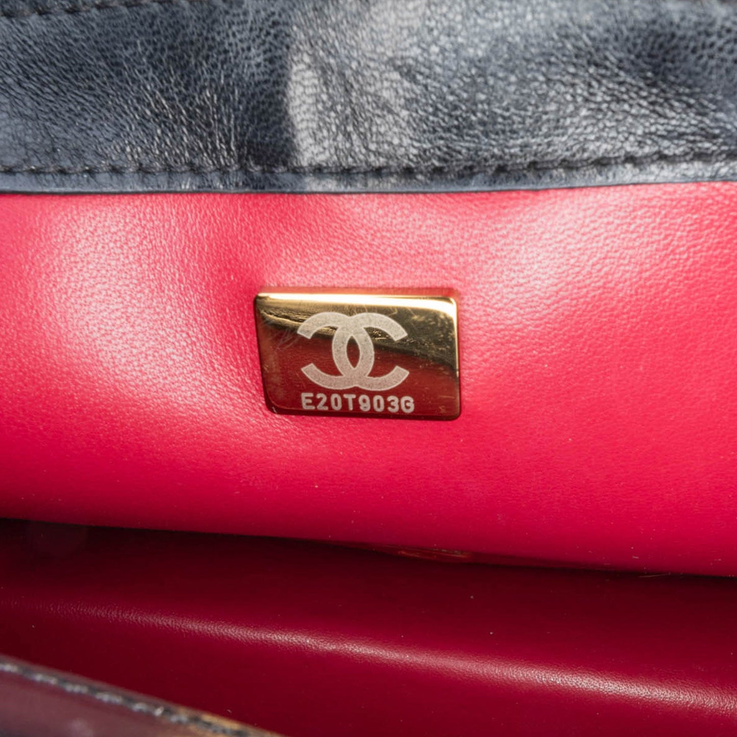 Chanel Sac Quilted Lambskin Crystal Geometric CC Frame Flap