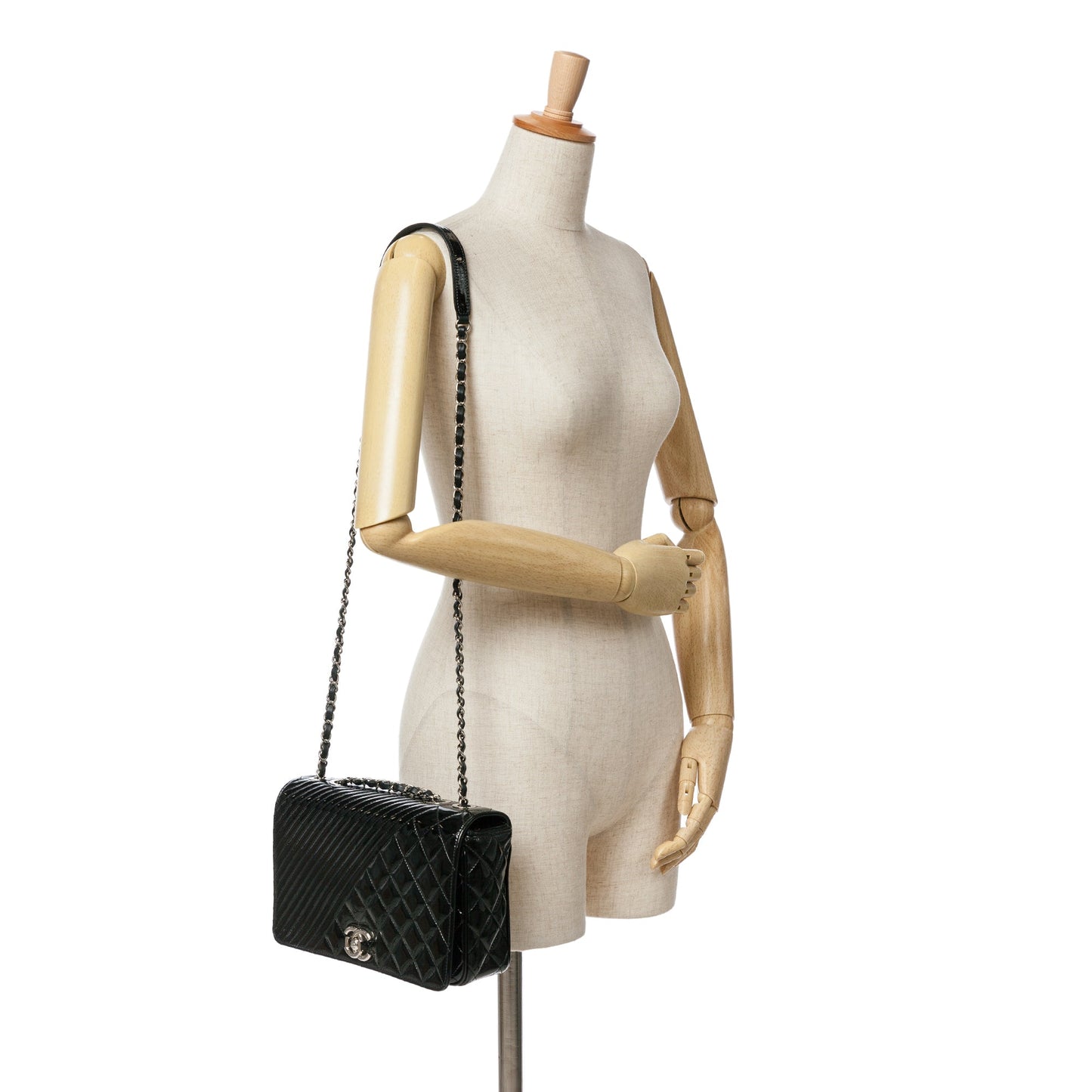 Chanel Sac Medium Patent Coco Boy Flap
