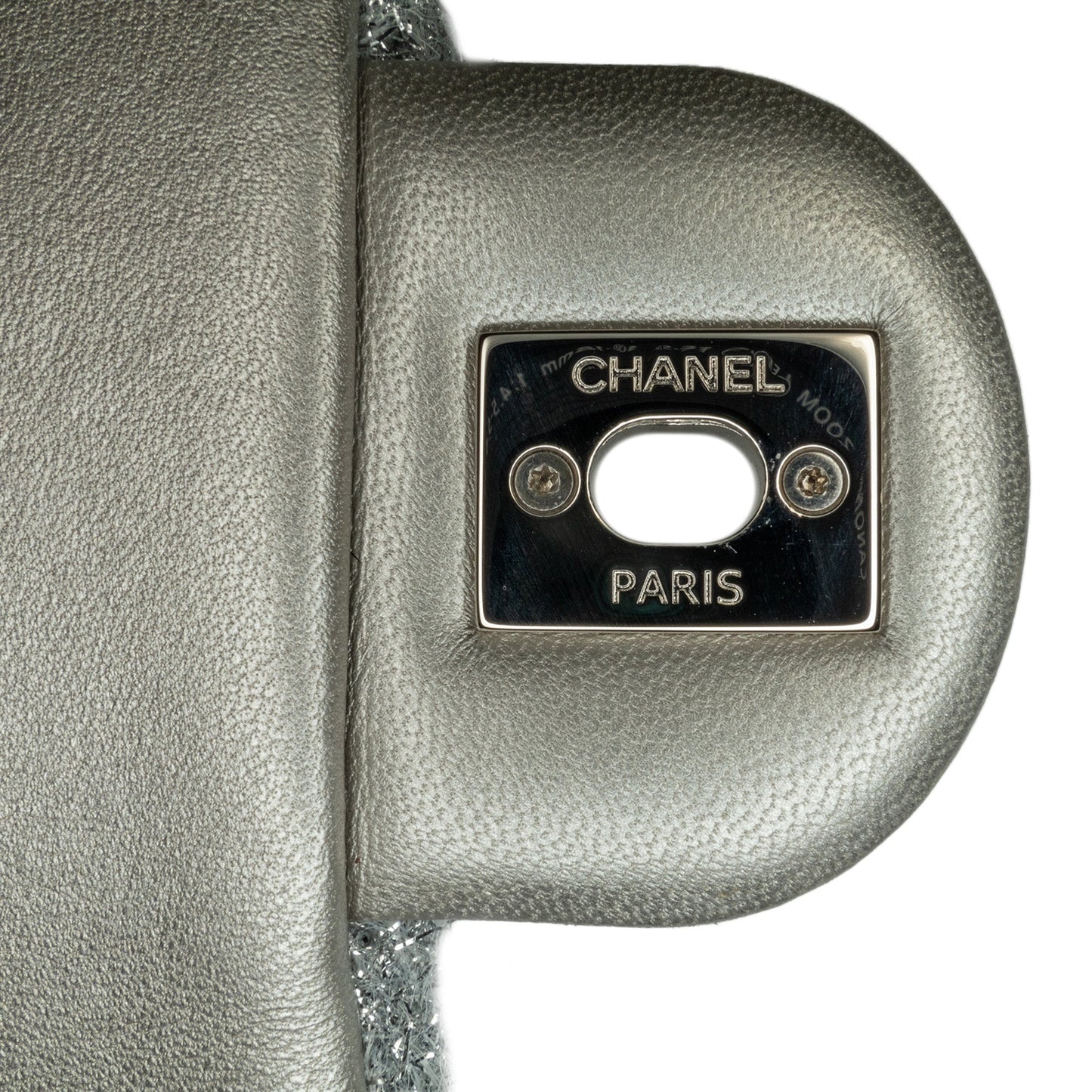 Chanel Sac Large Quilted Lurex Ground Control Pluto Glitter Flap