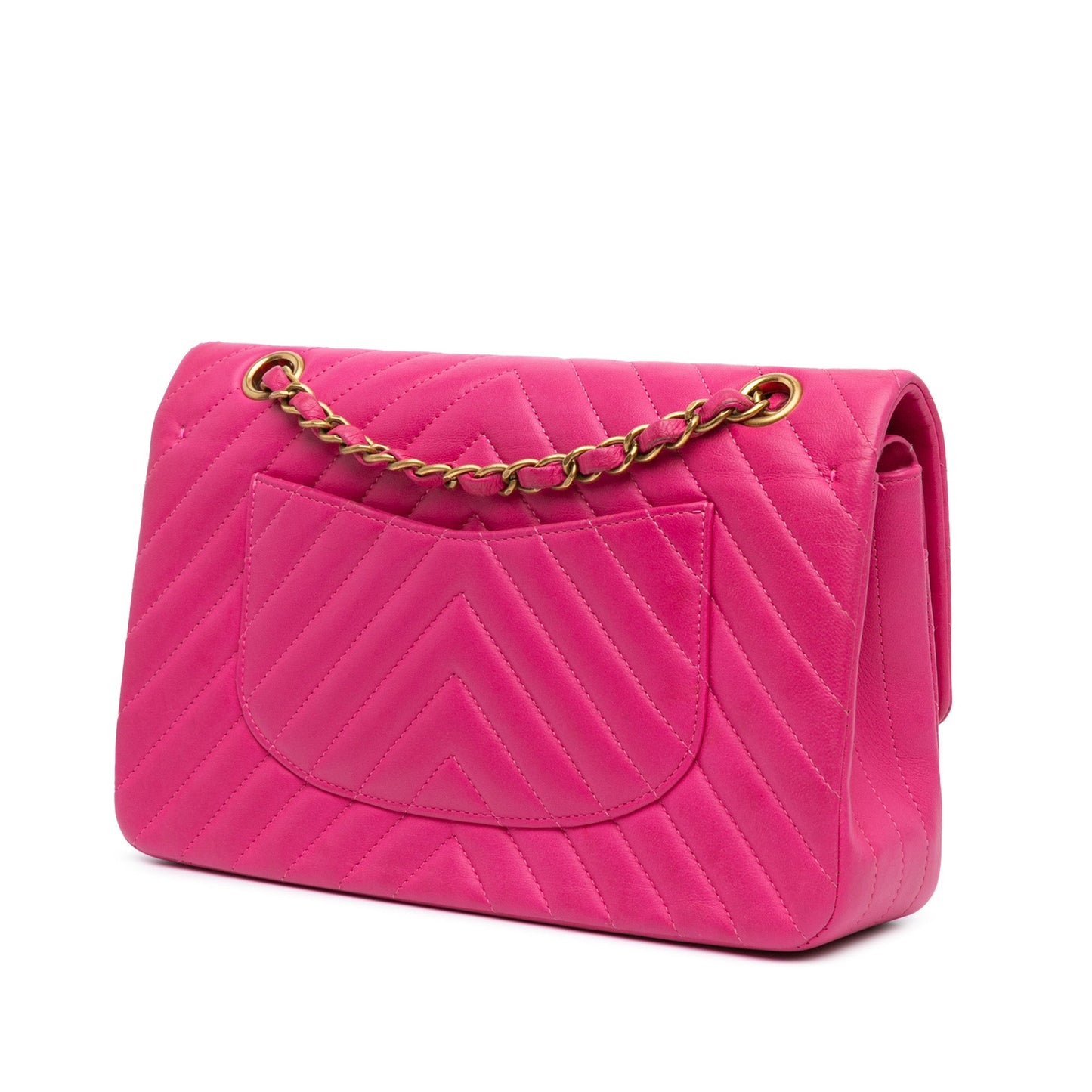 Chanel Sac Medium Classic Chevron Lambskin Double Flap