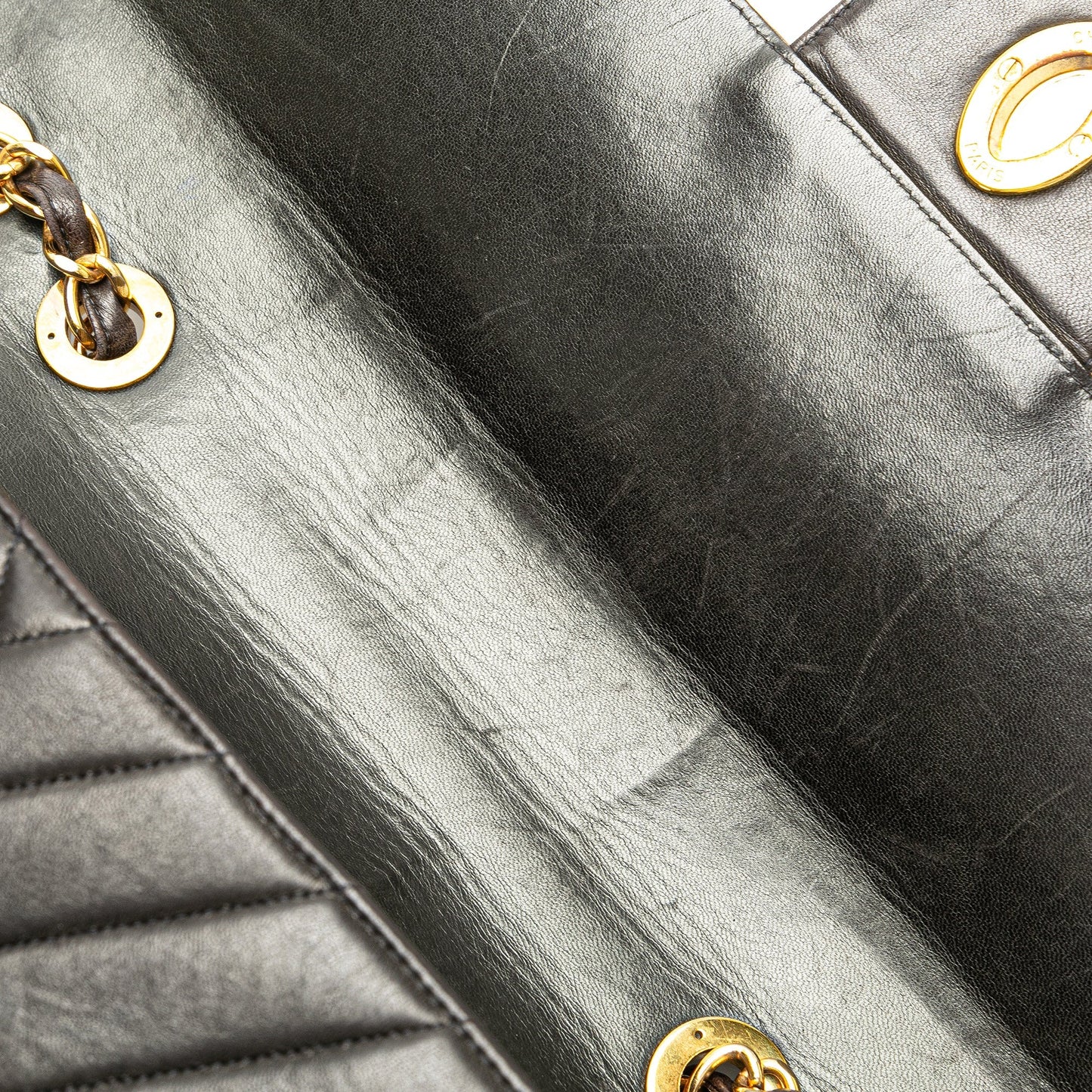 Chanel Sac Maxi XL Chevron Lambskin Single Flap