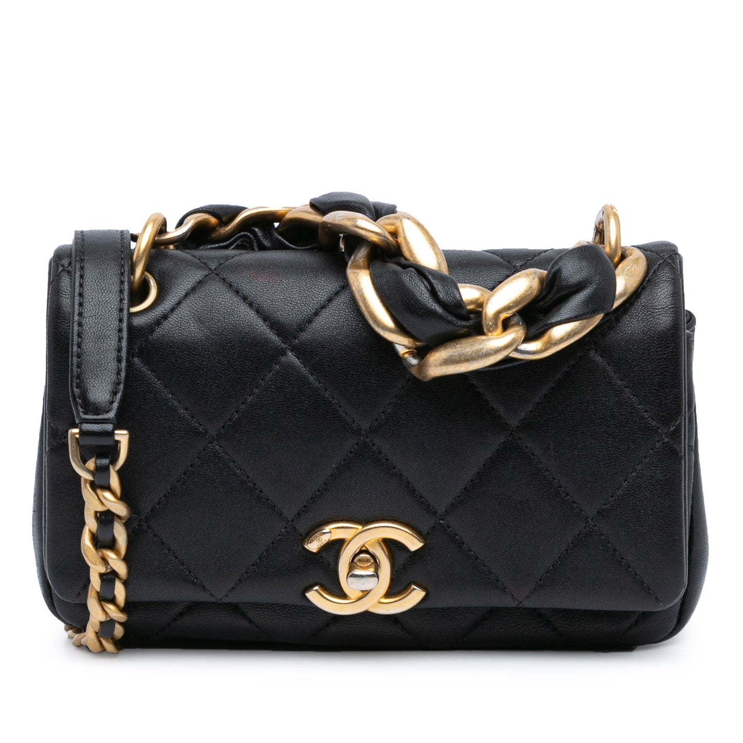 Chanel Sac Small Quilted Lambskin Chain is More Flap