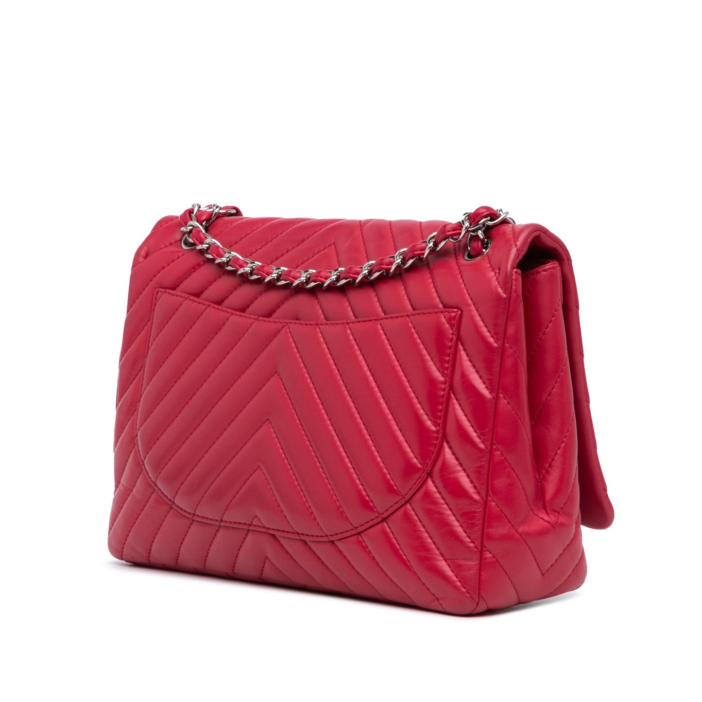 Chanel Sac Maxi Classic Chevron Lambskin Single Flap