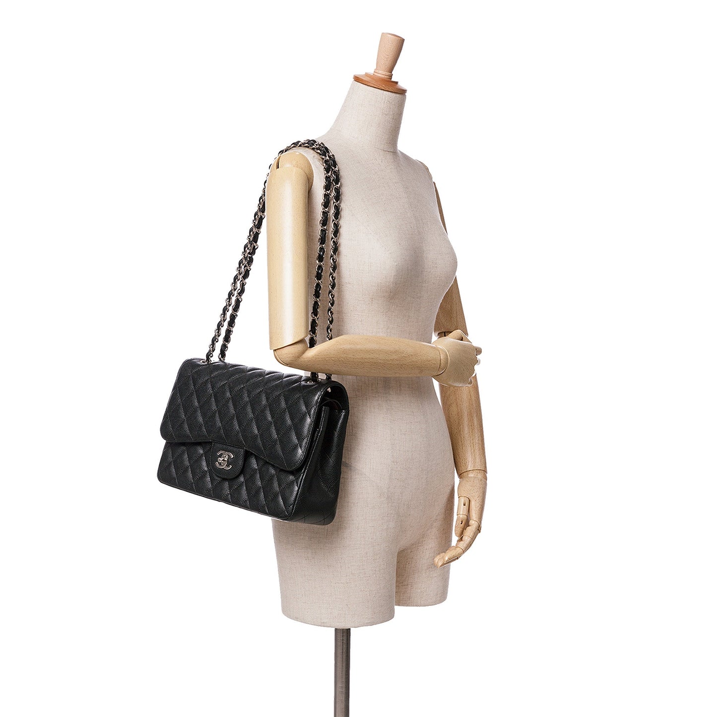Chanel Sac Jumbo Classic Caviar Double Flap