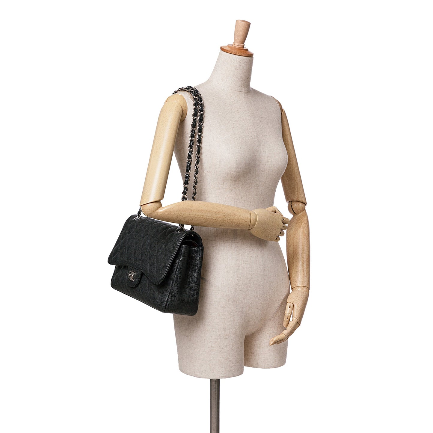 Chanel Sac Jumbo Classic Caviar Double Flap