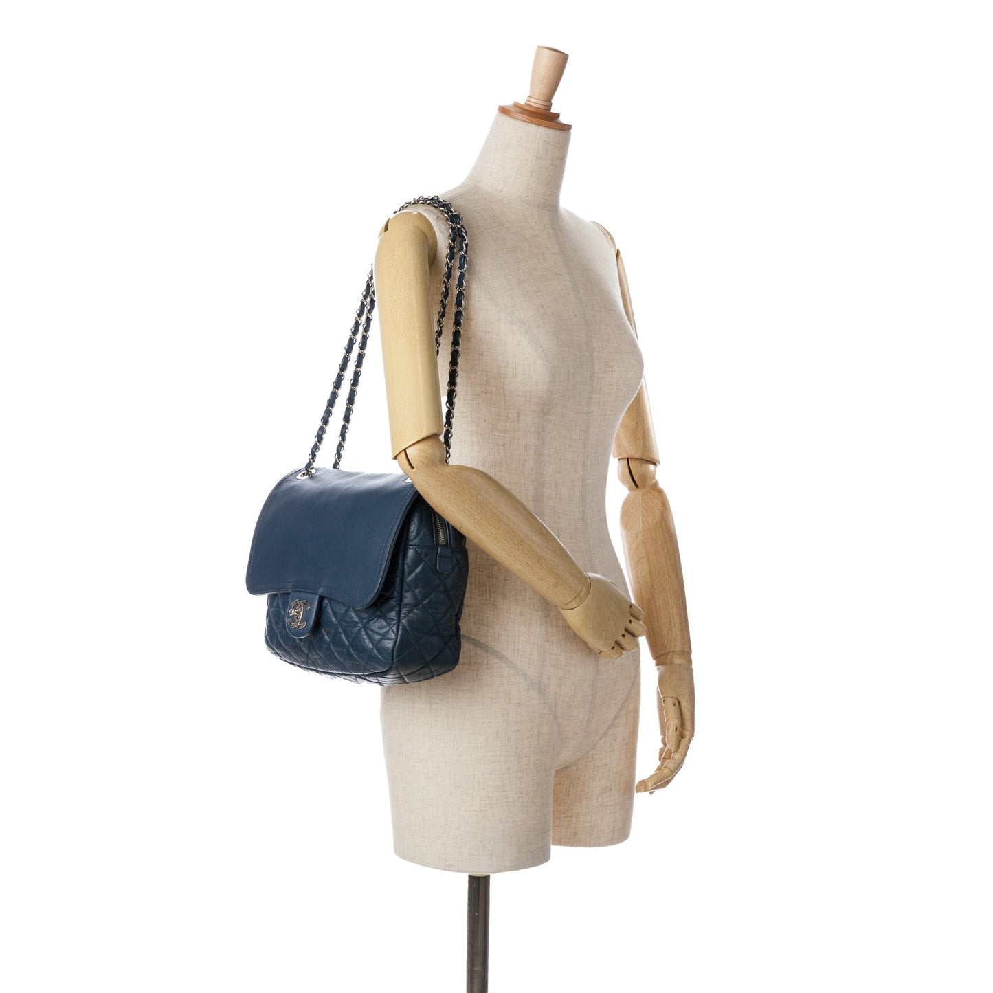 Chanel Sac Quilted Calfskin Easy Zip Flap