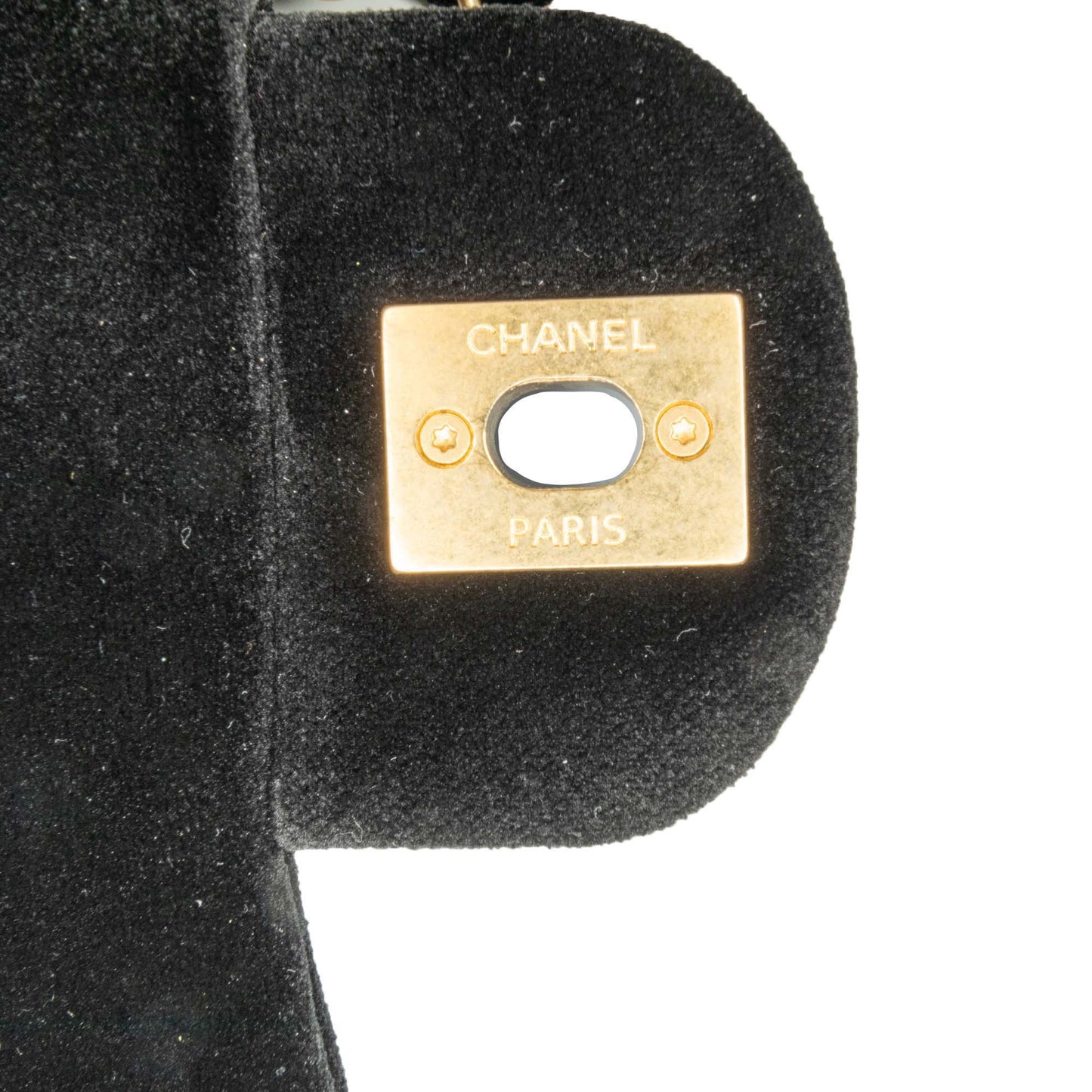 Chanel Sac Mini Quilted Velvet Double Frame Flap