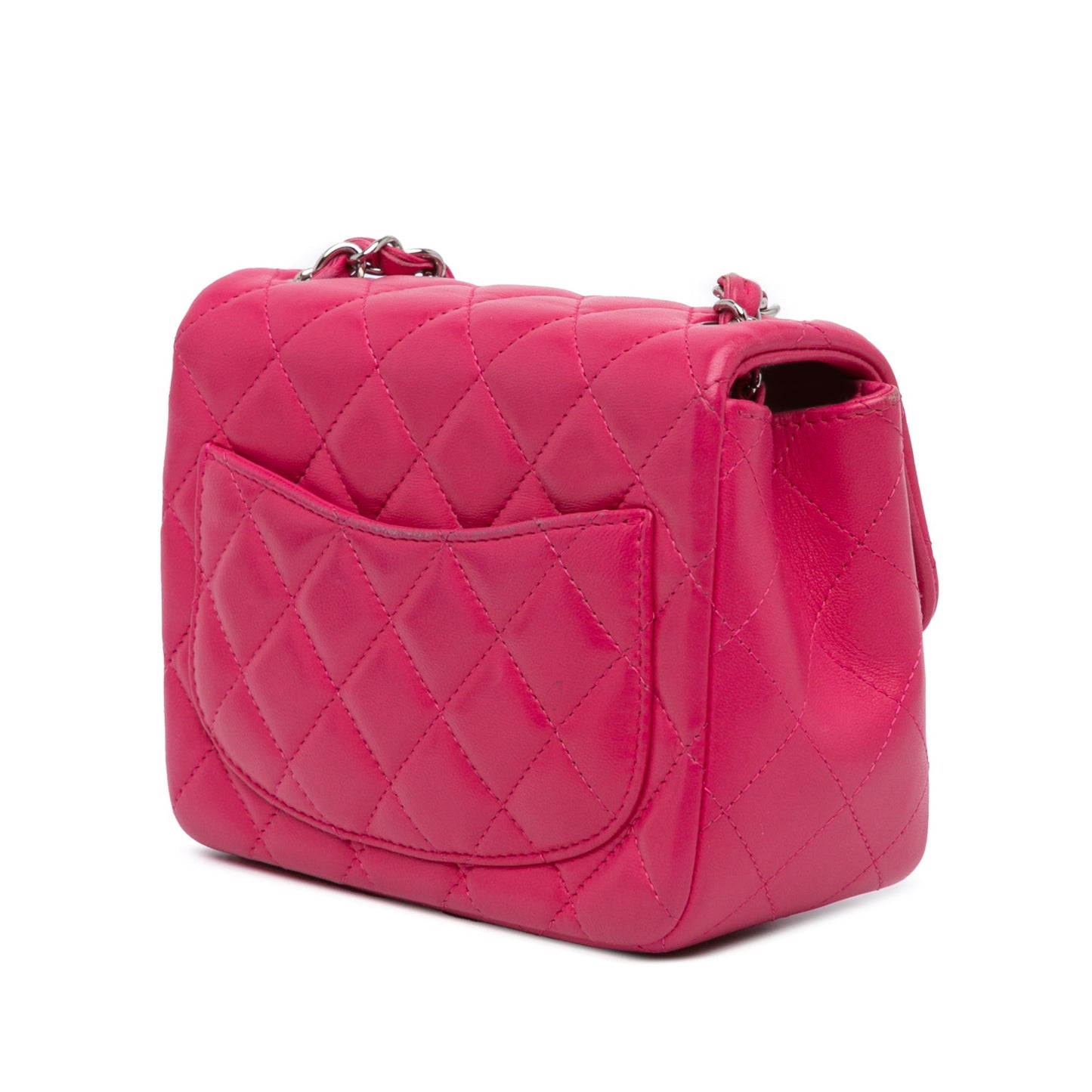 Chanel Sac Mini Square Classic Lambskin Single Flap