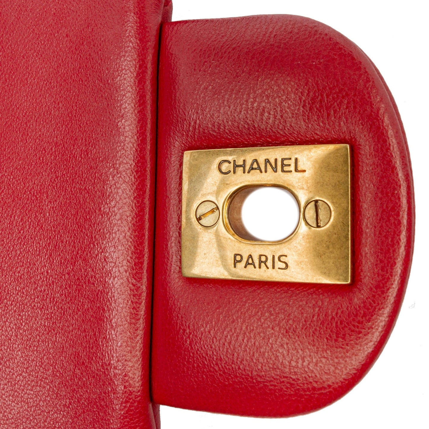 Chanel Sac Mini Square Classic Chevron Lambskin Single Flap