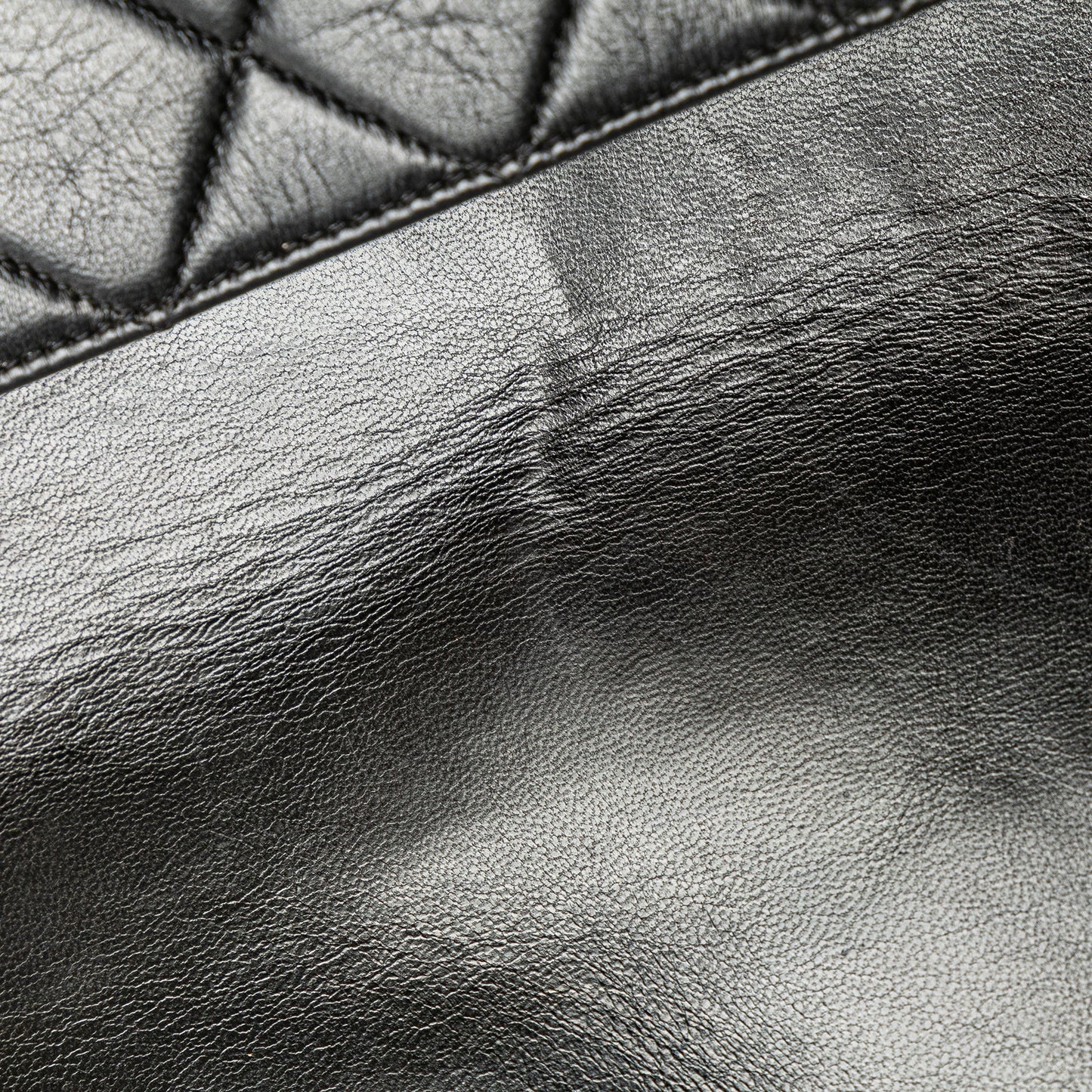 Black Chanel Quilted Lambskin Half Moon Single Flap Crossbody Bag