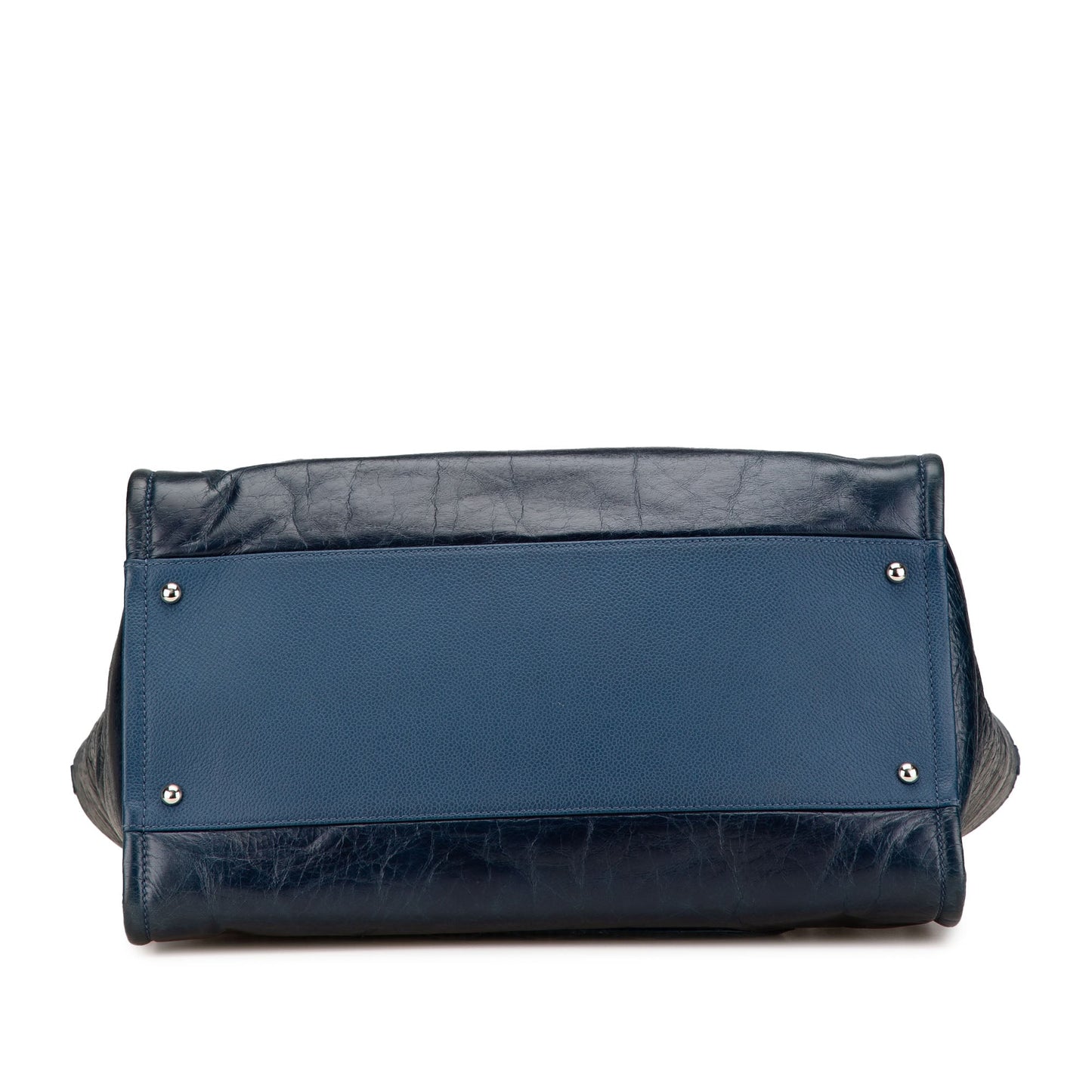 Chanel Sac Medium Glazed Calfskin and Caviar Deauville Tote