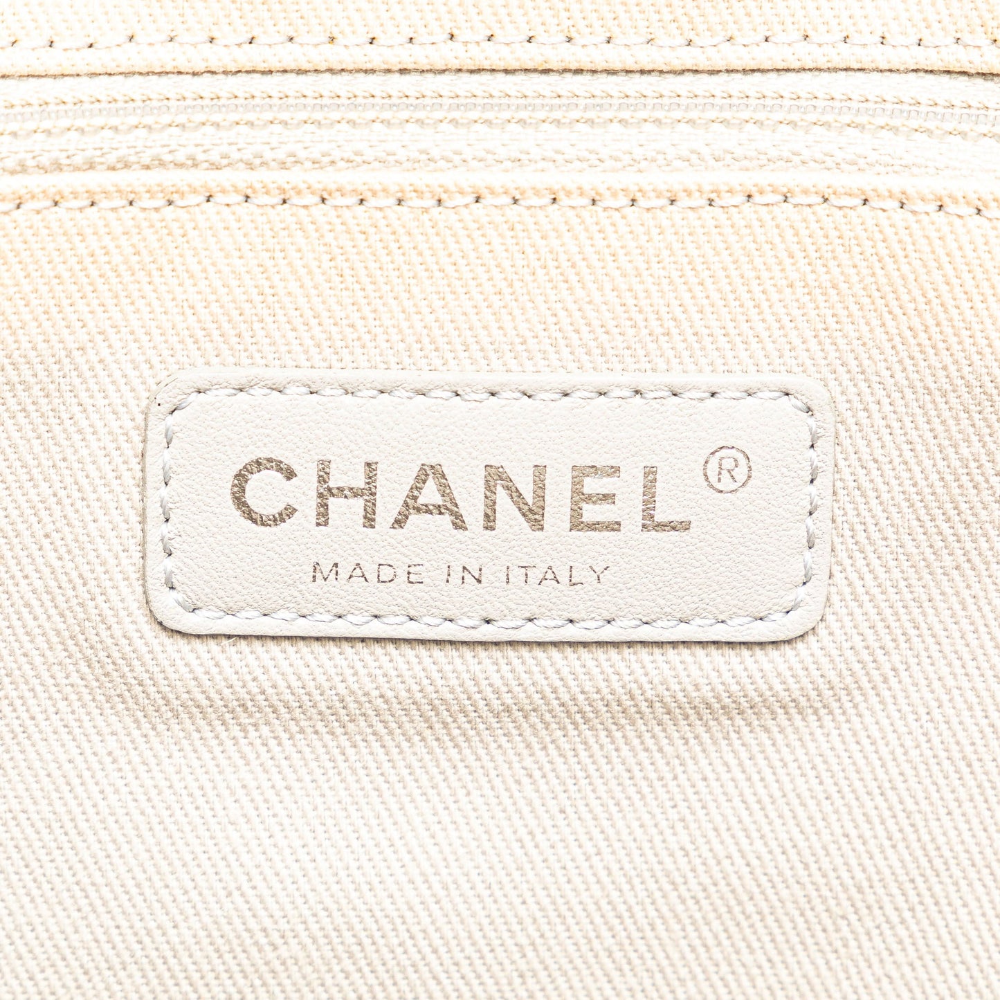 Chanel Sac Medium Glazed Calfskin and Caviar Deauville Tote
