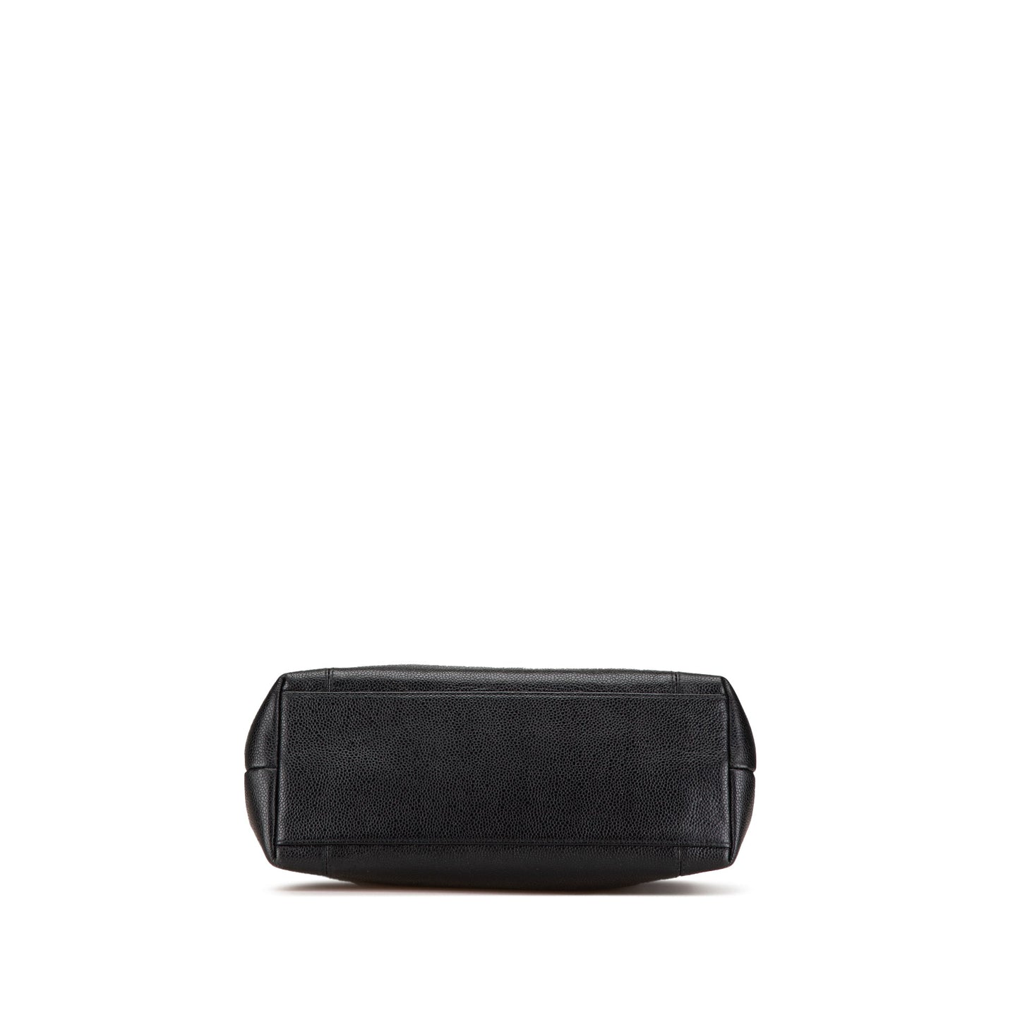 Chanel Sac Embroidered Caviar Logo Shoulder Bag