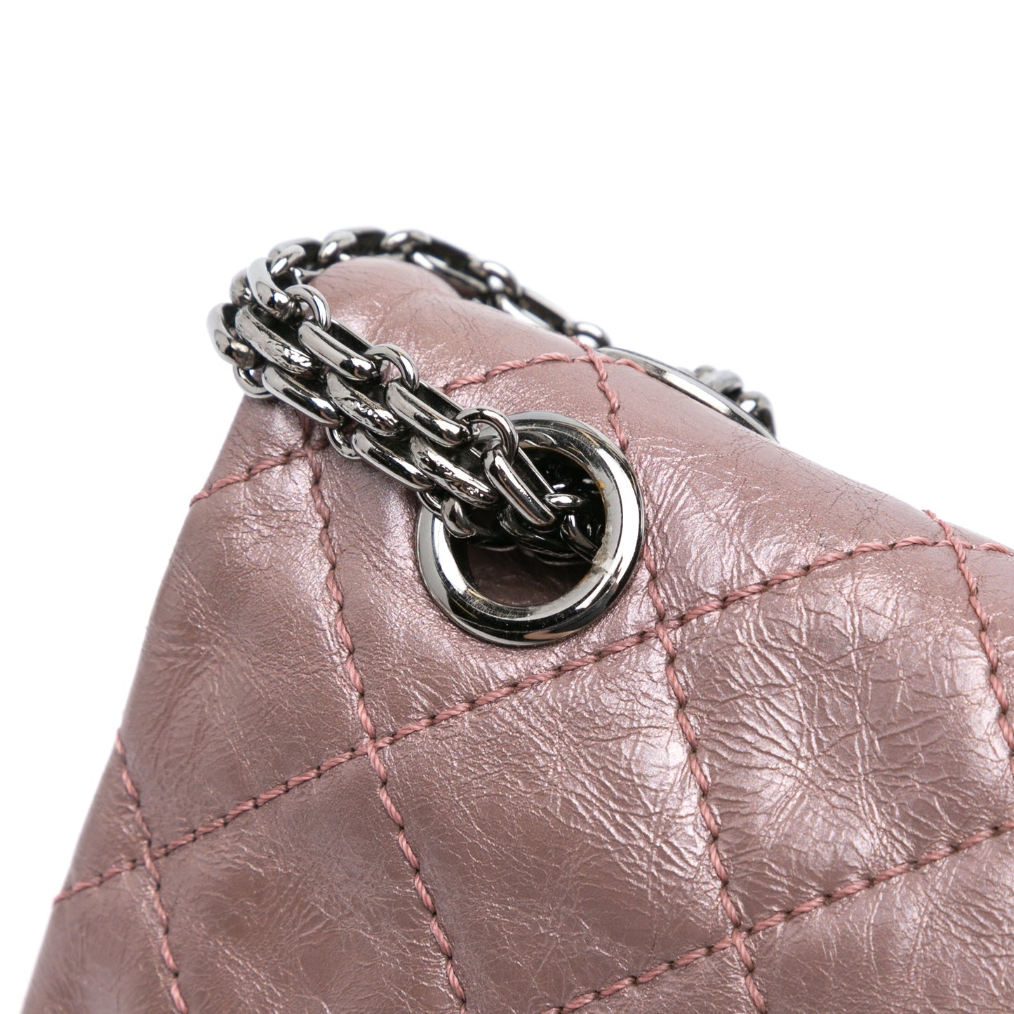 Chanel Sac Reissue 2.55 Aged Metallic Calfskin Double Flap 226