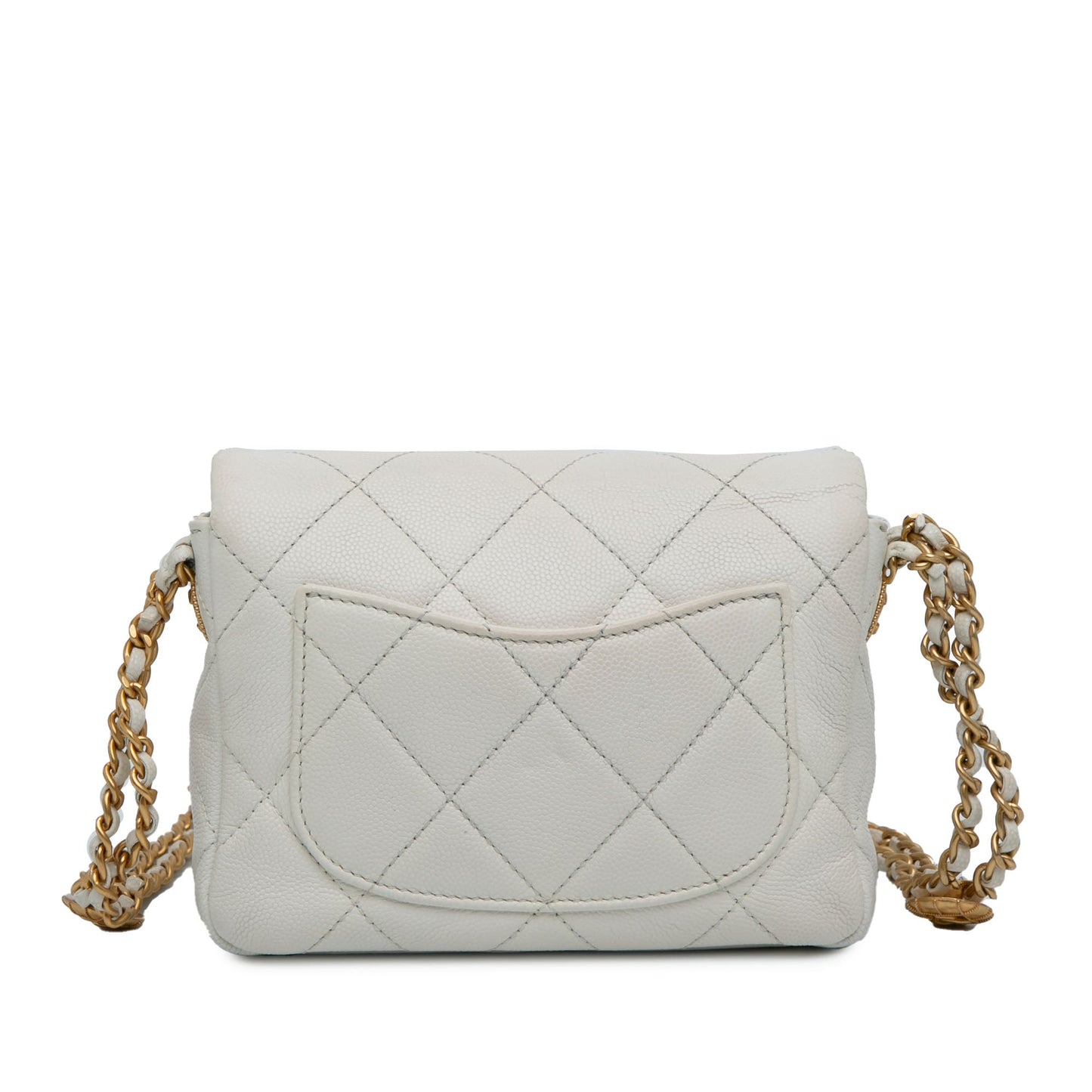 Chanel Sac Mini Caviar Twist Your Buttons Flap