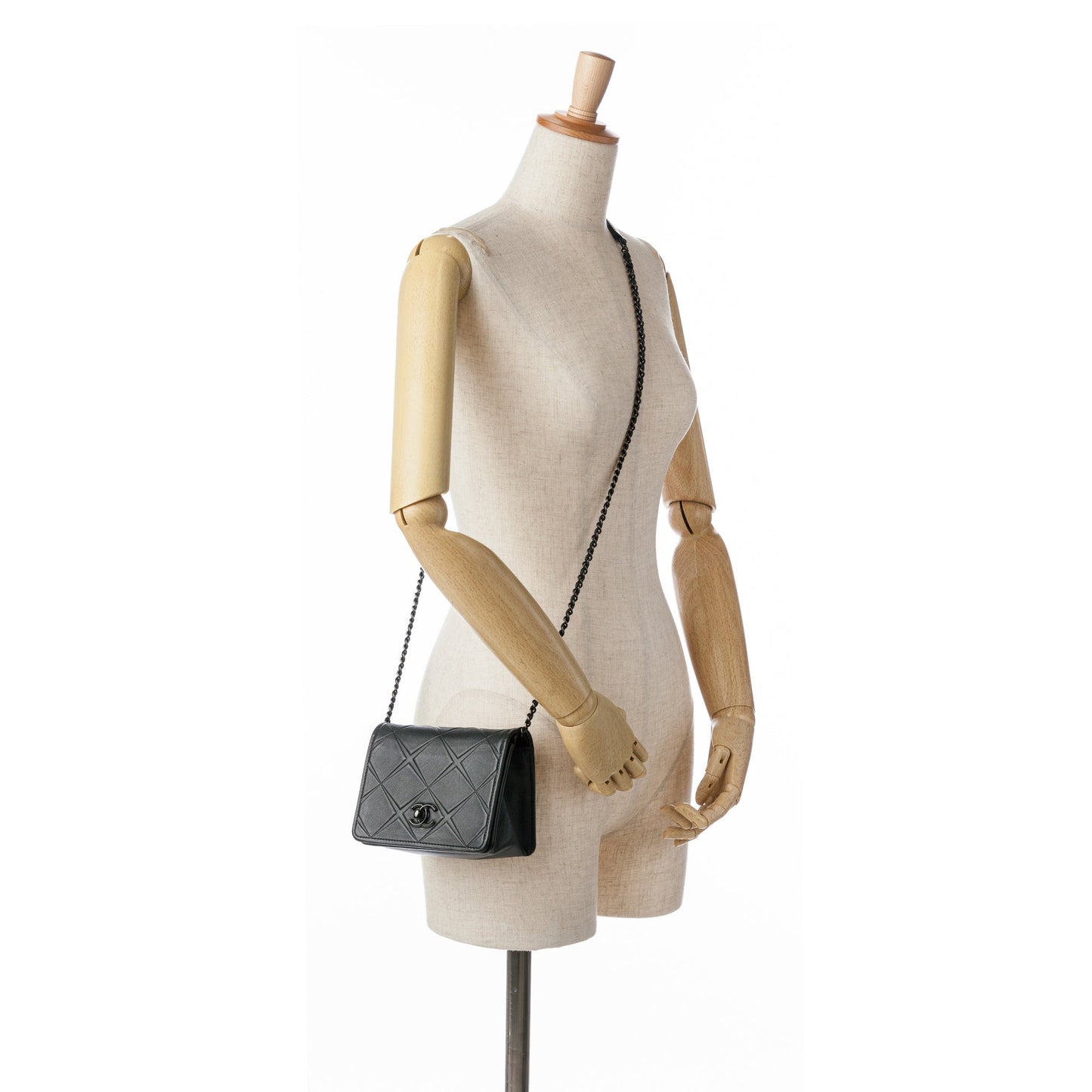 Chanel Sac Mini Calfskin Propeller Flap
