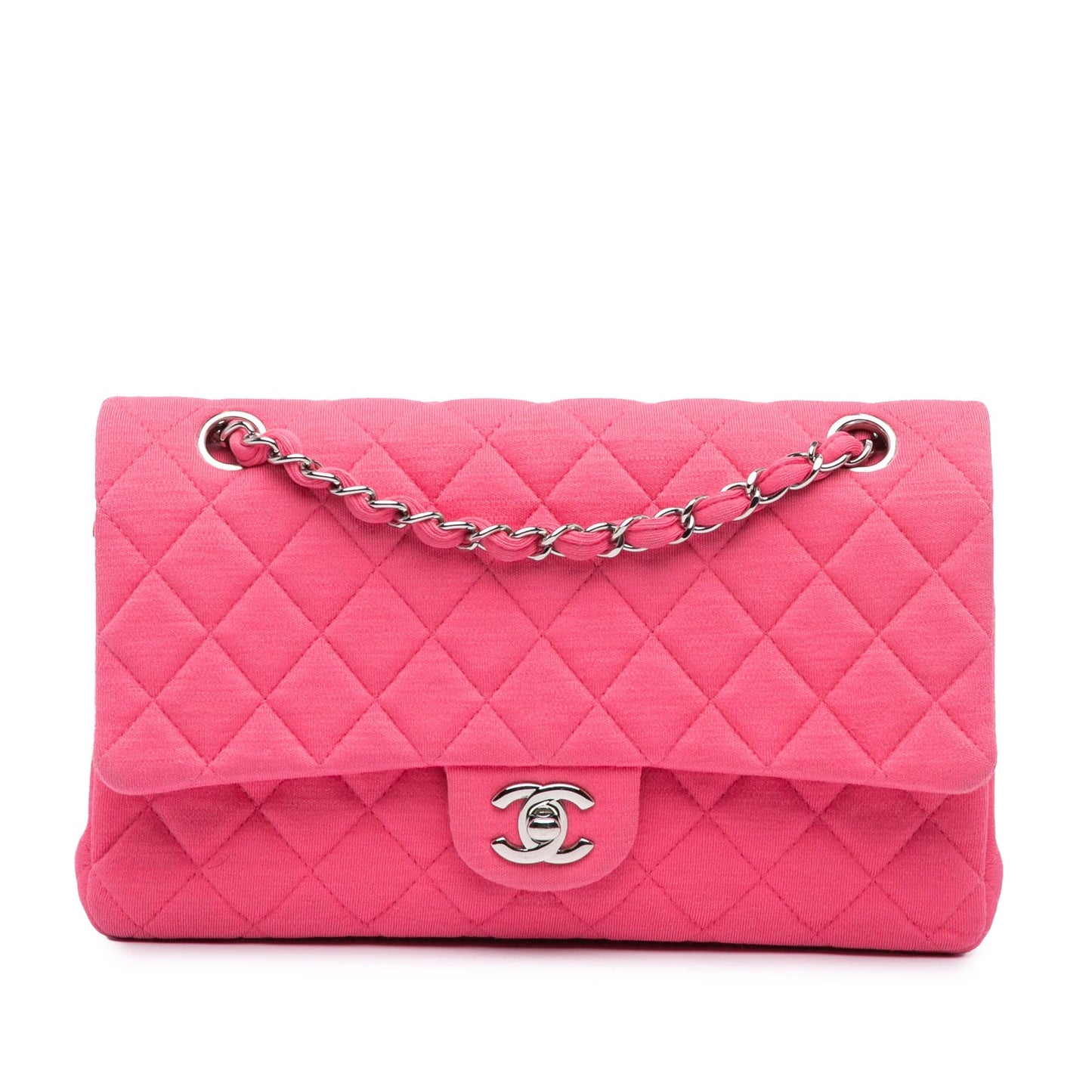 Chanel Sac Medium Classic Jersey Double Flap