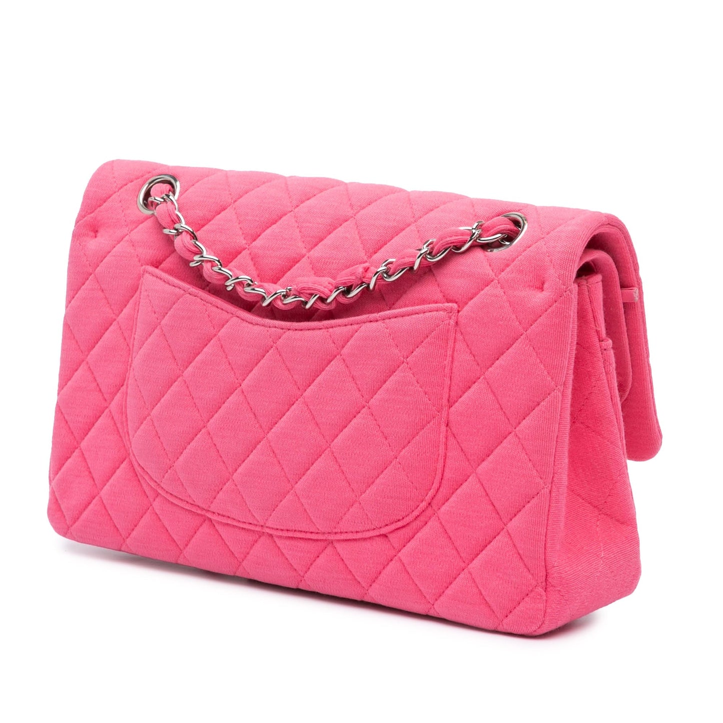 Chanel Sac Medium Classic Jersey Double Flap