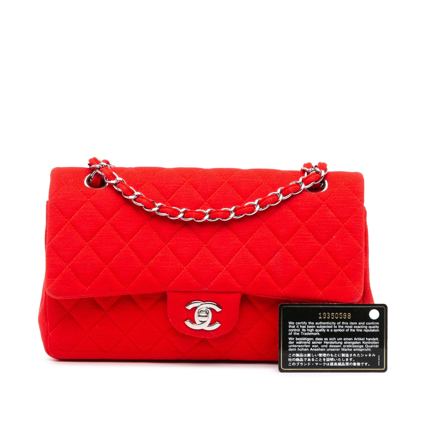 Chanel Sac Medium Classic Jersey Double Flap