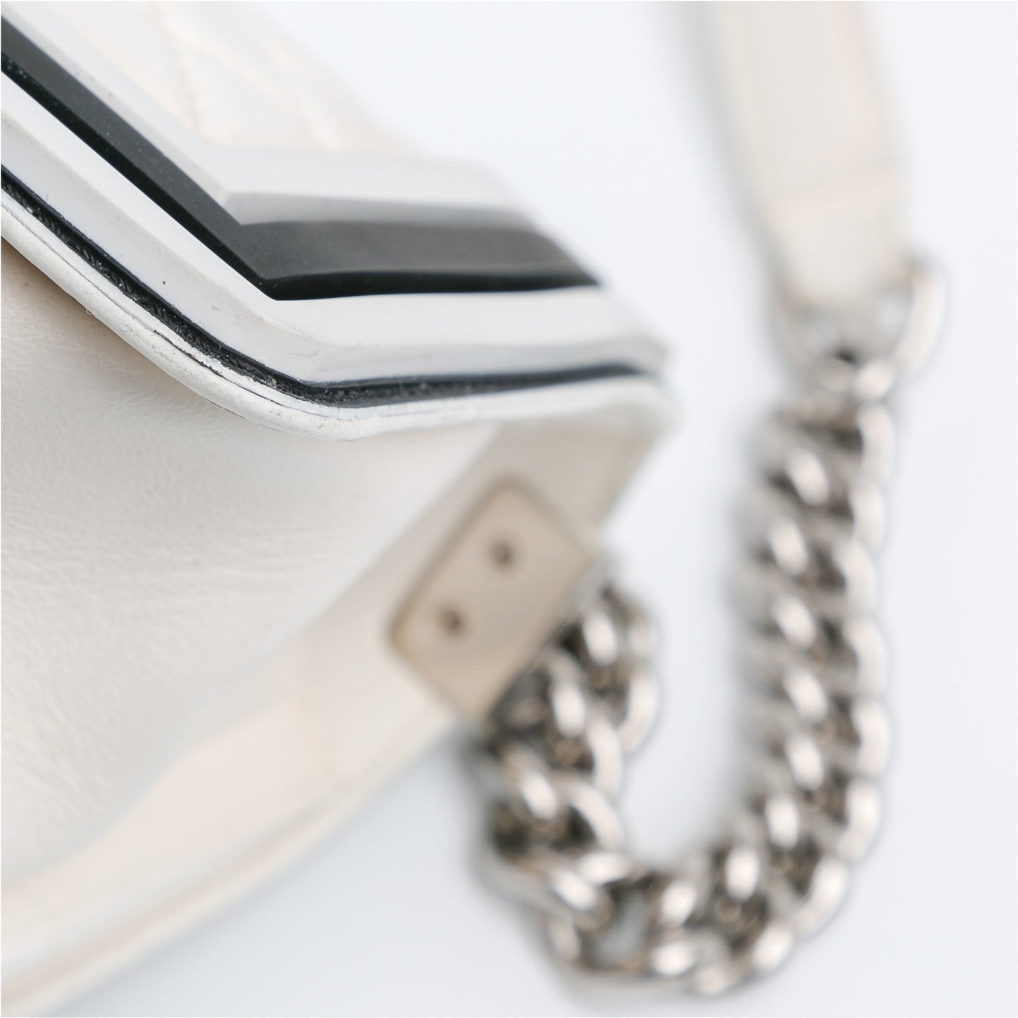 Chanel Sac Medium Bicolor Lambskin and Rubber Boy Flap