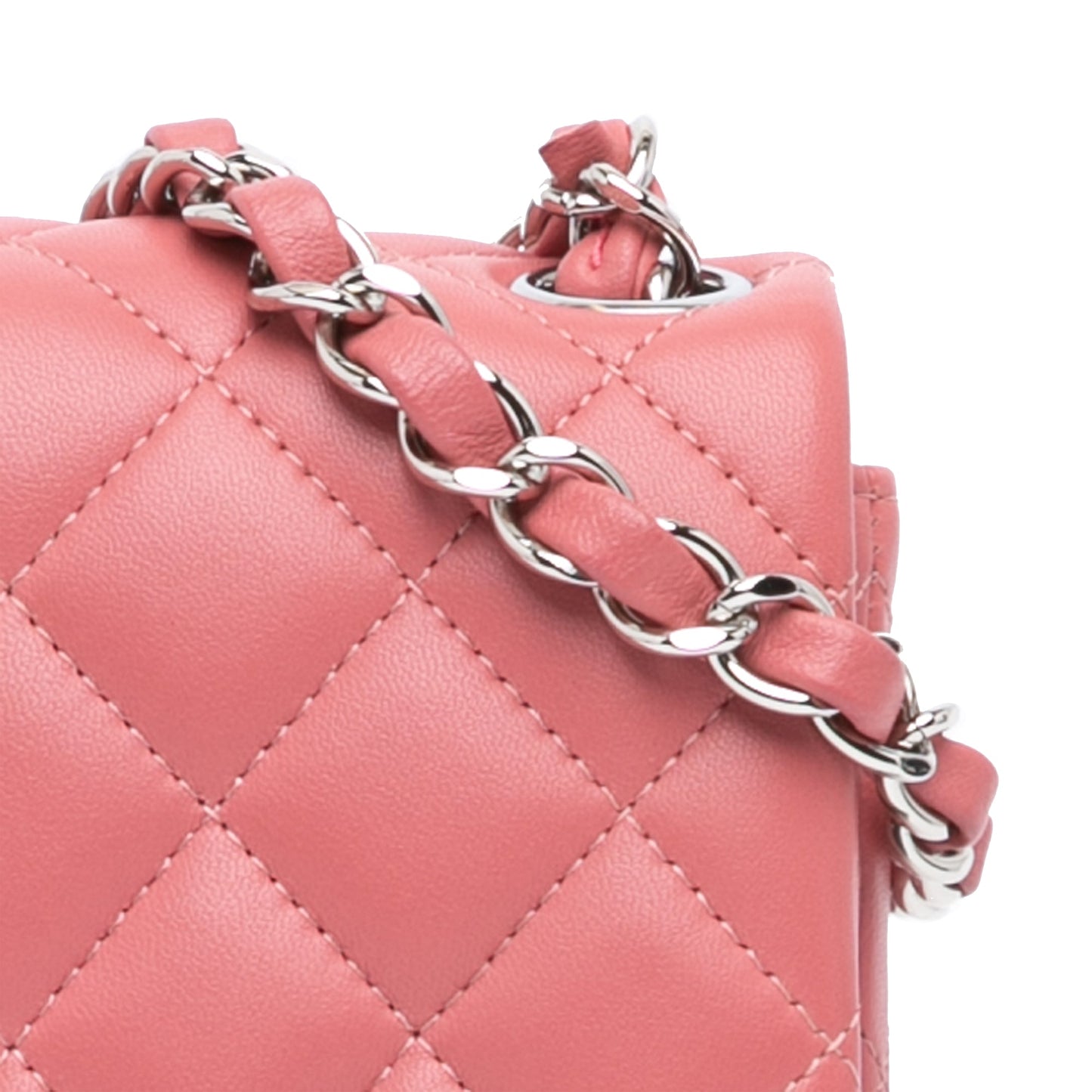 Chanel Sac Mini Square Classic Lambskin Single Flap
