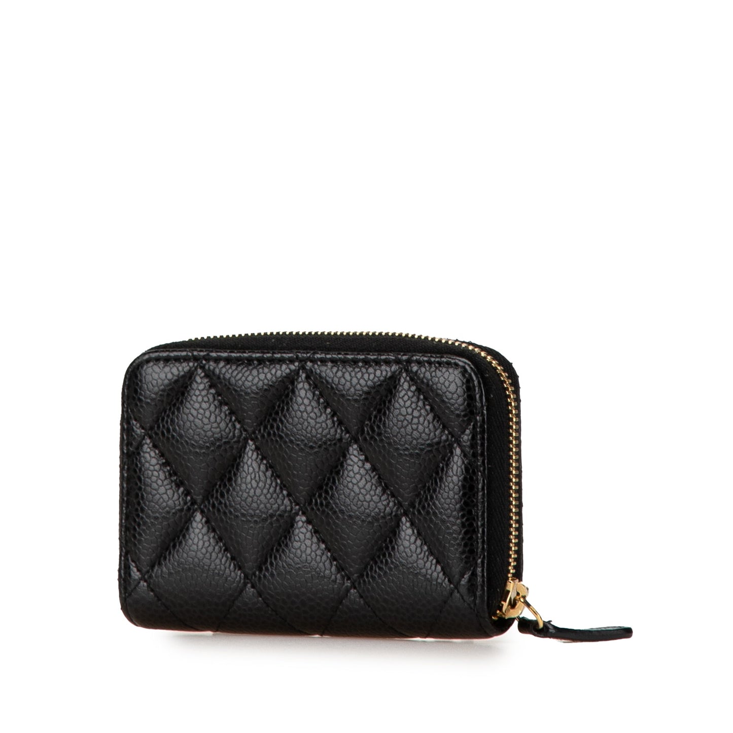Chanel Sac CC Caviar Zip Around Wallet