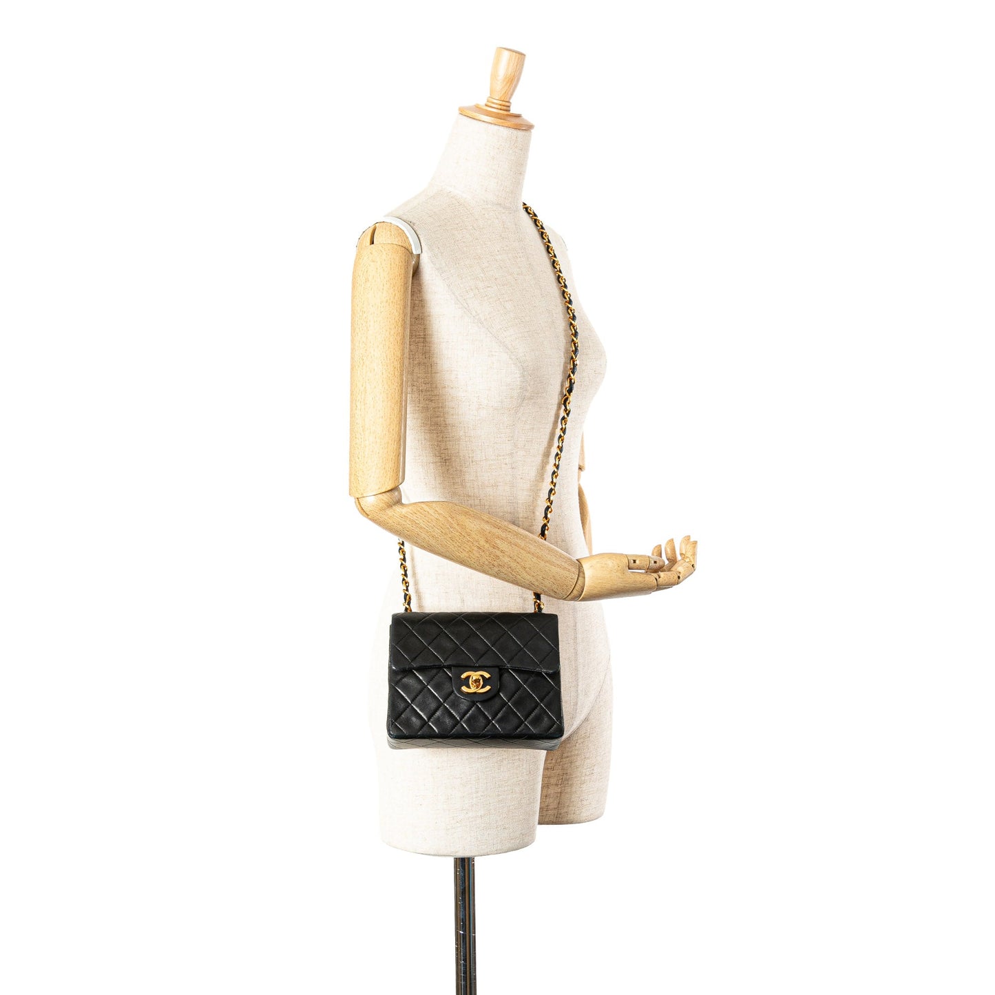 Chanel Sac Mini Square Classic Lambskin Single Flap