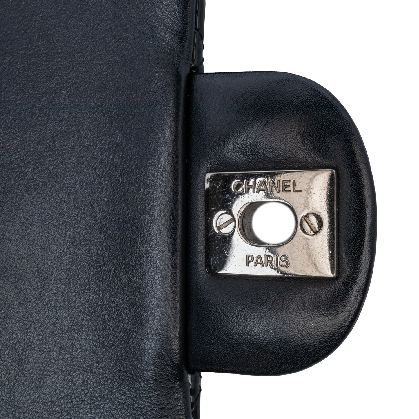 Black Chanel Mini Rectangular Classic Patent Single Flap Crossbody Bag