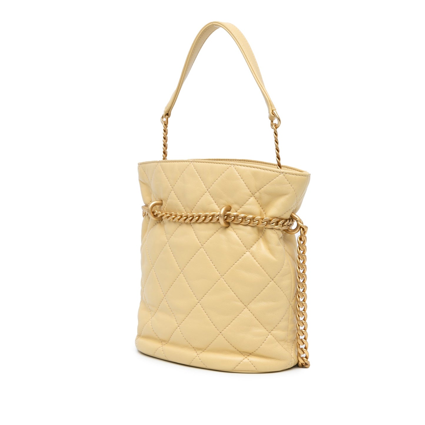 Chanel Sac Mini Lambskin Pending CC Bucket Bag