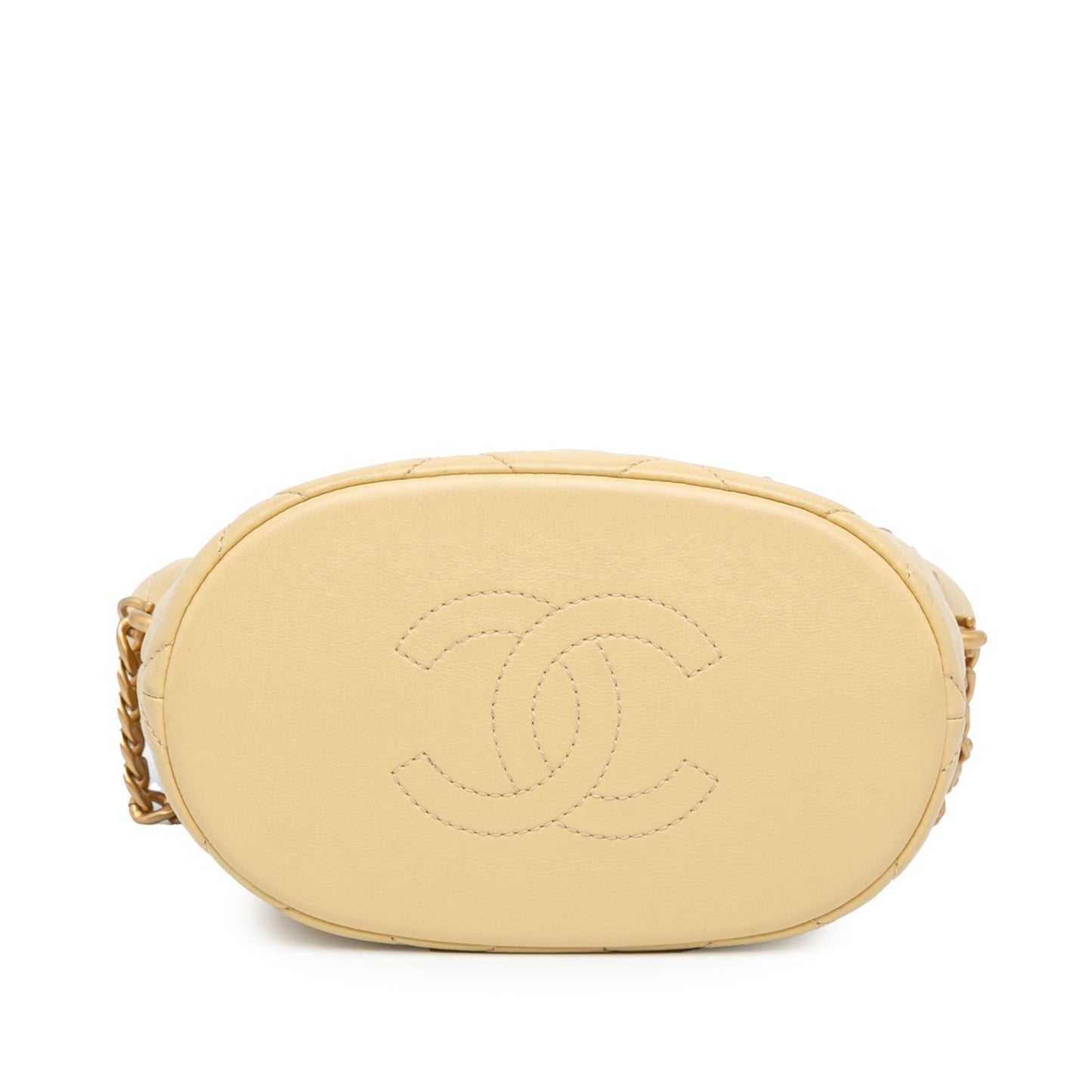 Chanel Sac Mini Lambskin Pending CC Bucket Bag